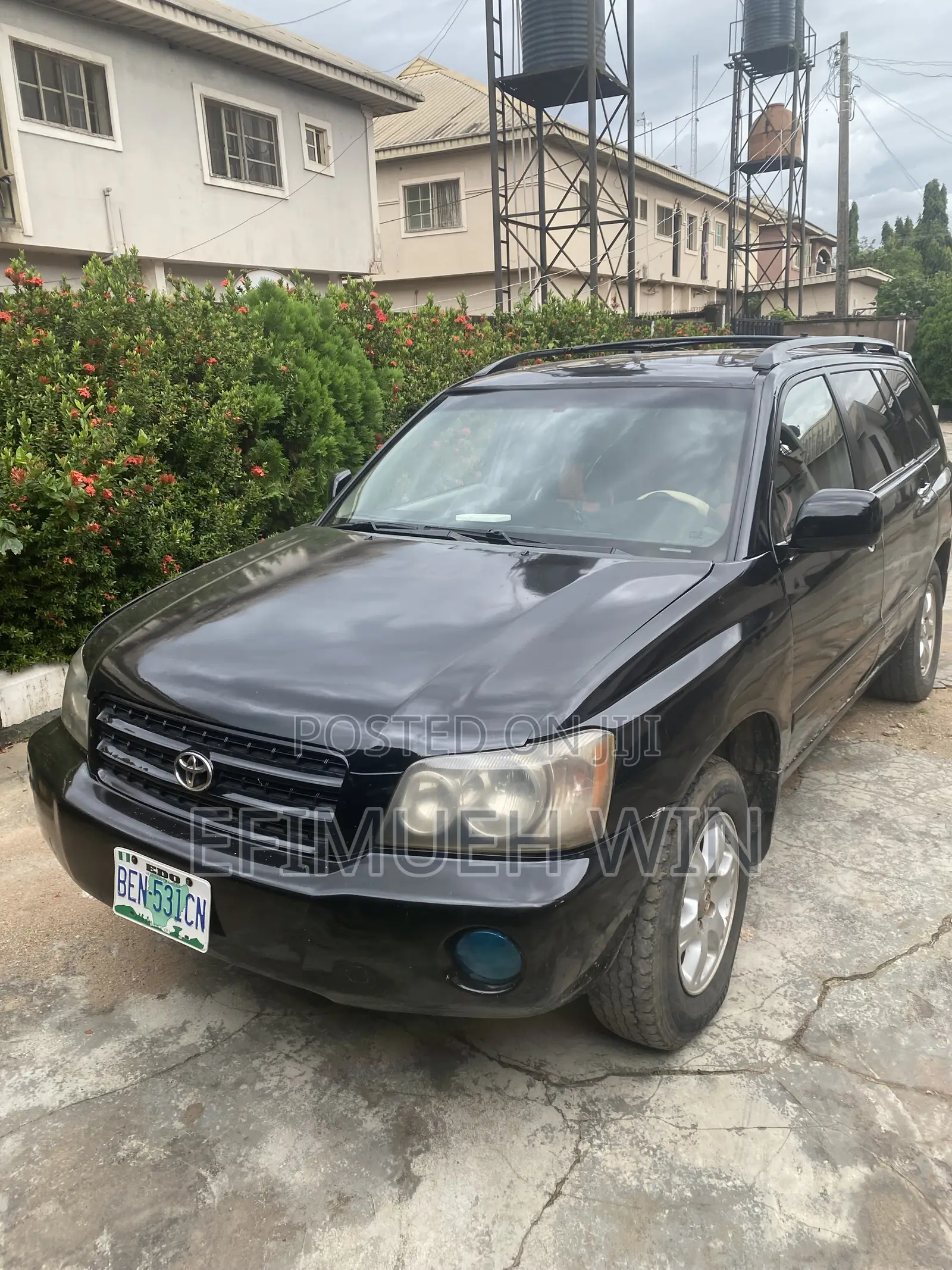 Toyota Highlander Base FWD 2003 Black