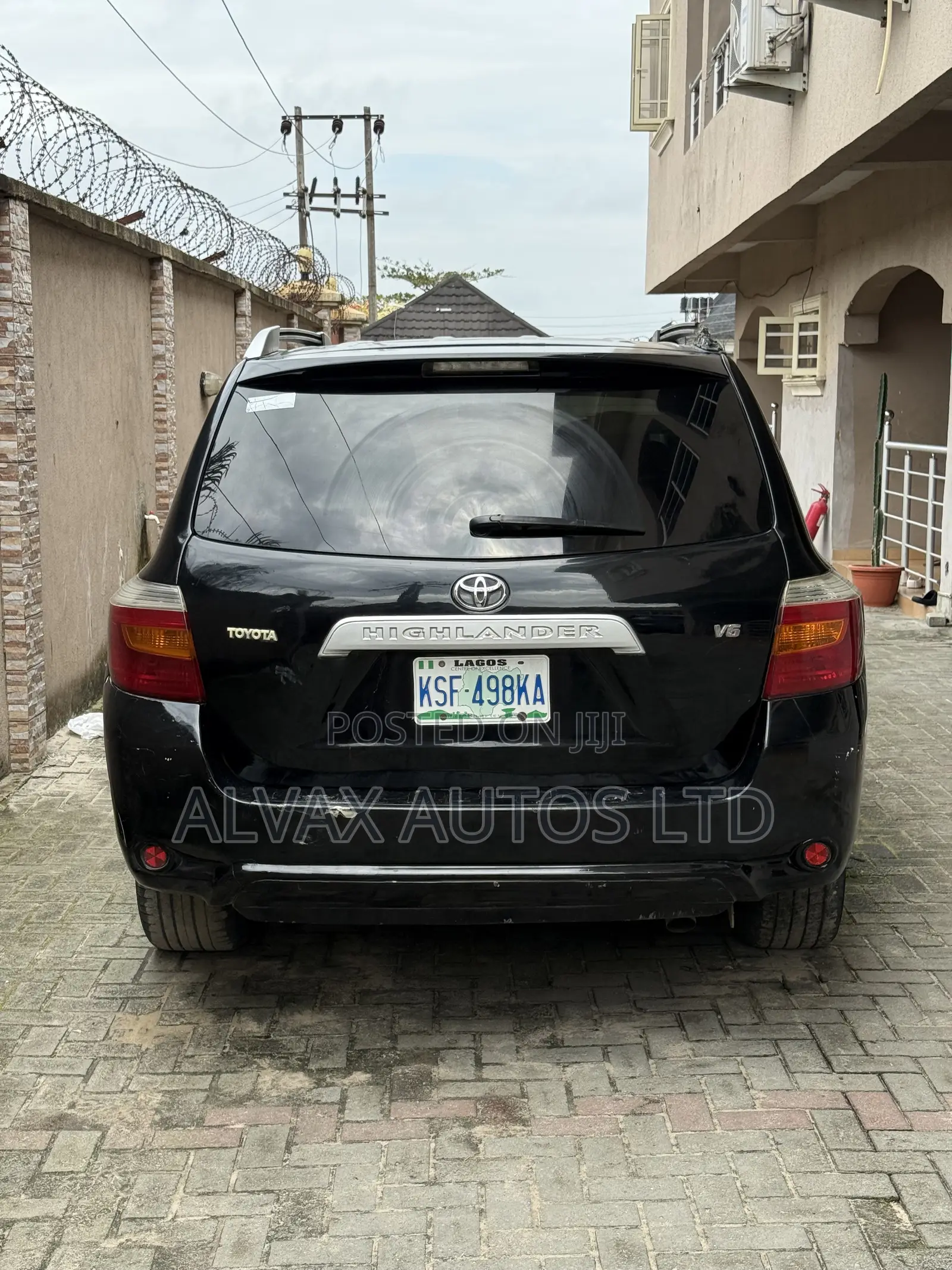 Toyota Highlander Sport 2008 Black