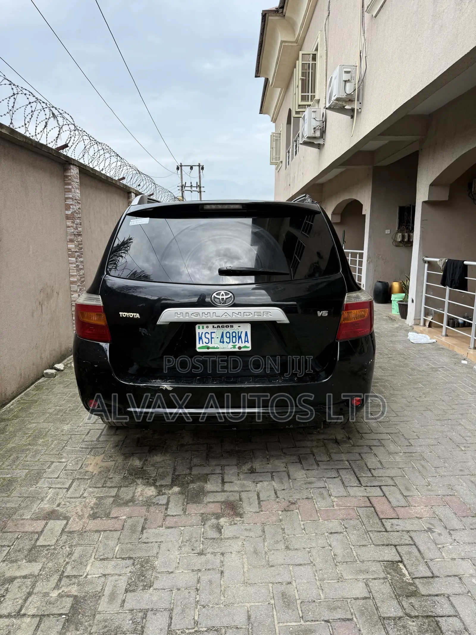 Toyota Highlander Sport 2008 Black