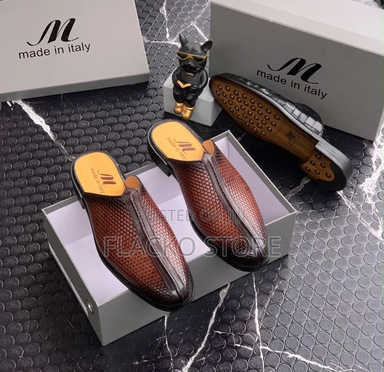 High Quality M Italian Half Shoes