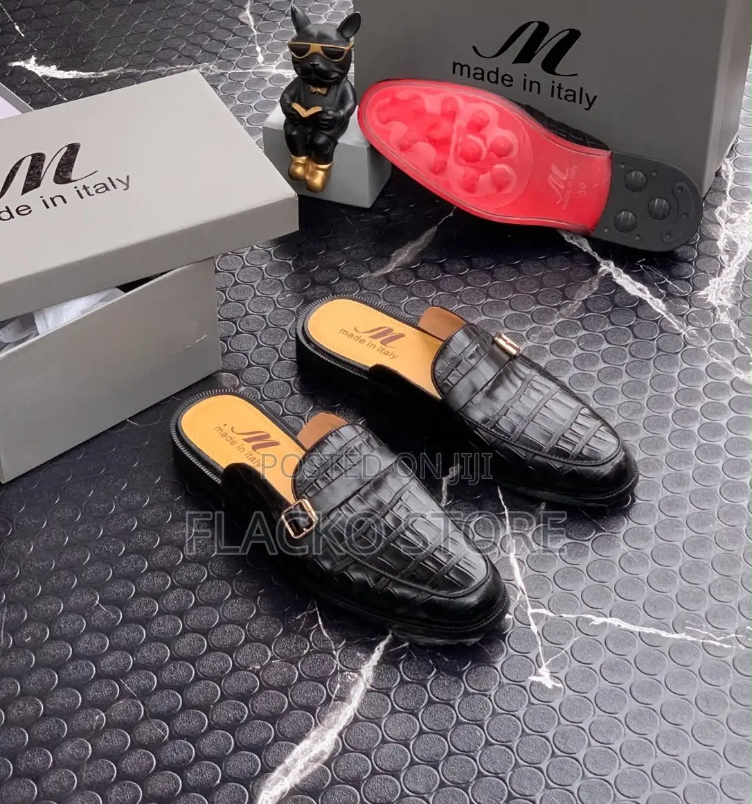 High Quality M Italian Half Shoes
