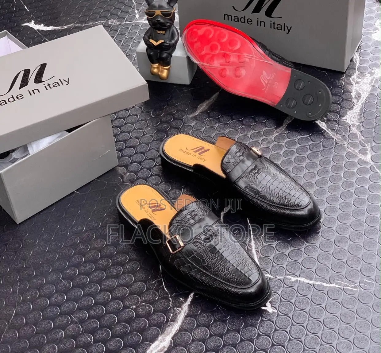 High Quality M Italian Half Shoes