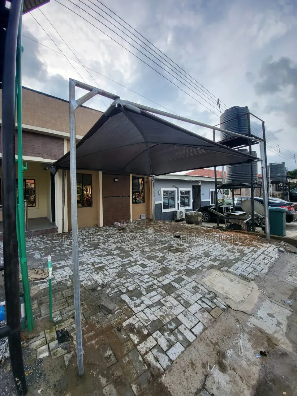 Net Covered, 2 Cars Carport BC Shade