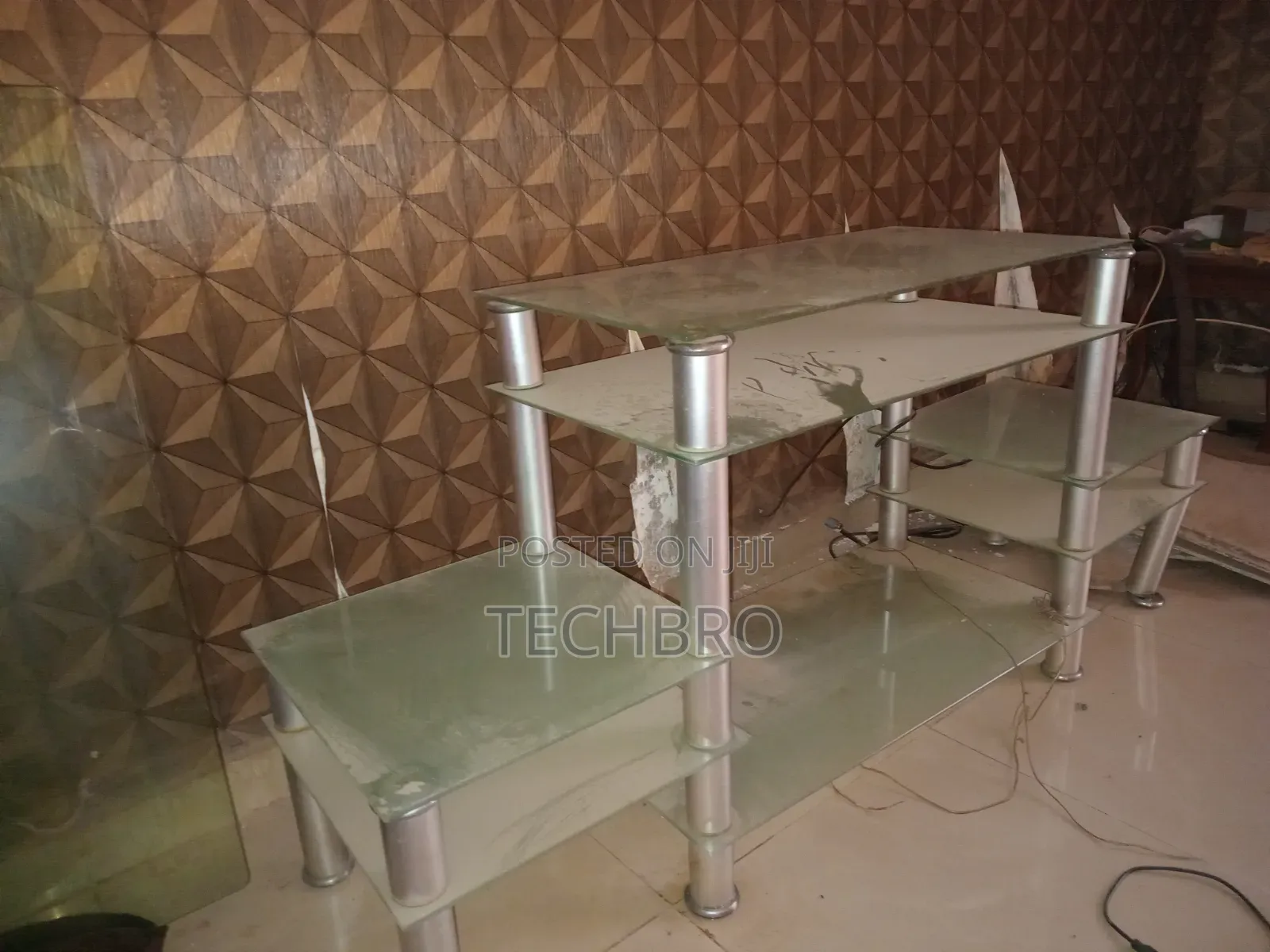 Glass TV Stand