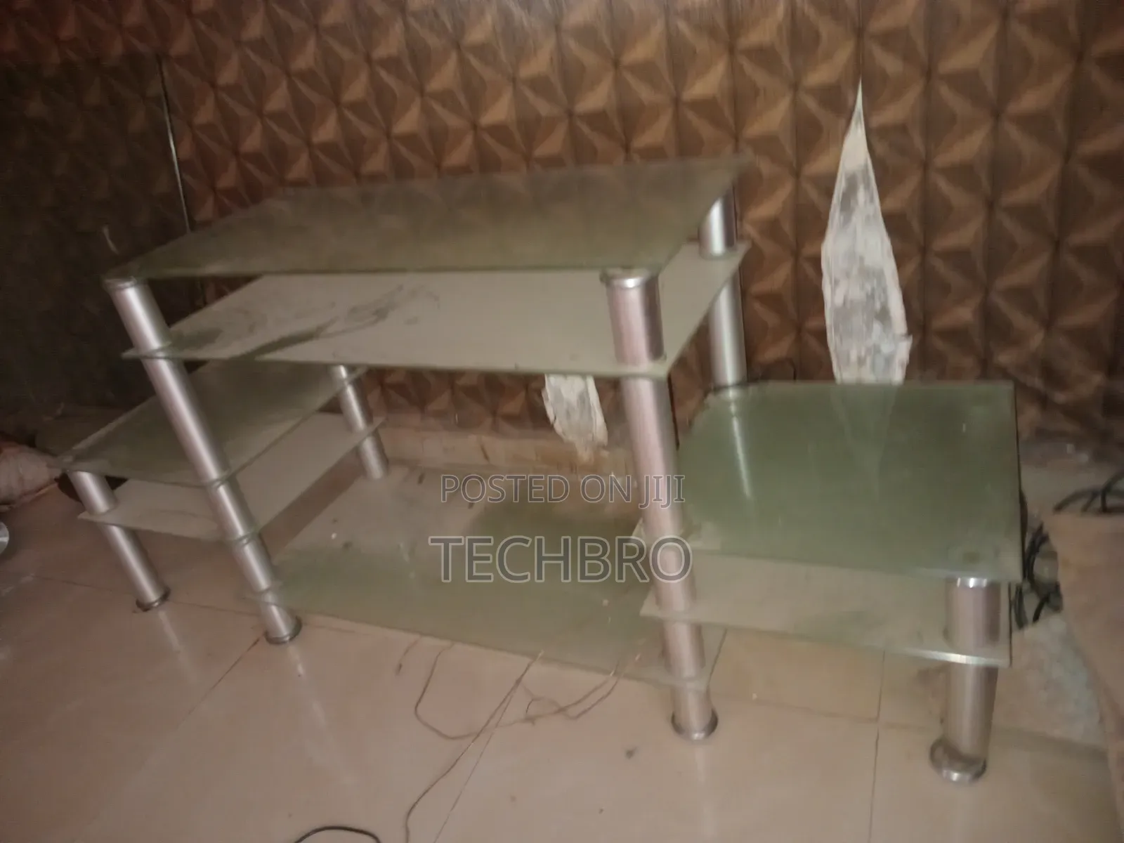 Glass TV Stand