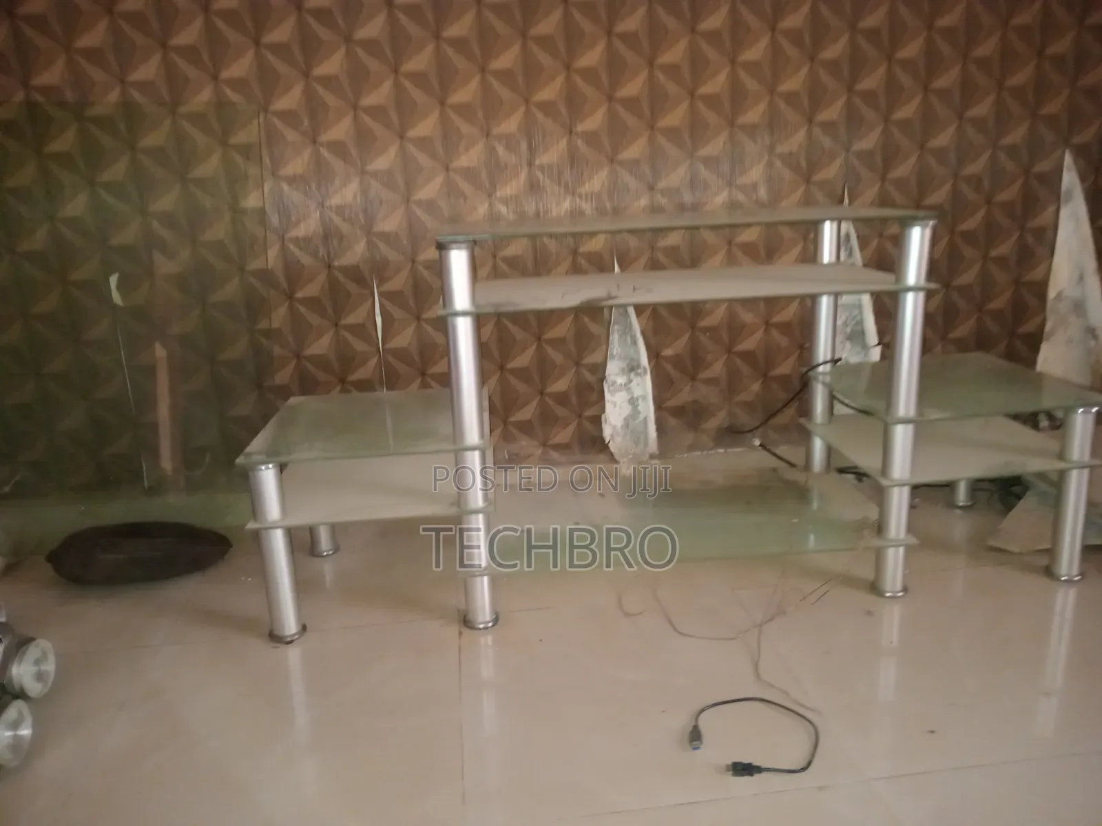 Glass TV Stand