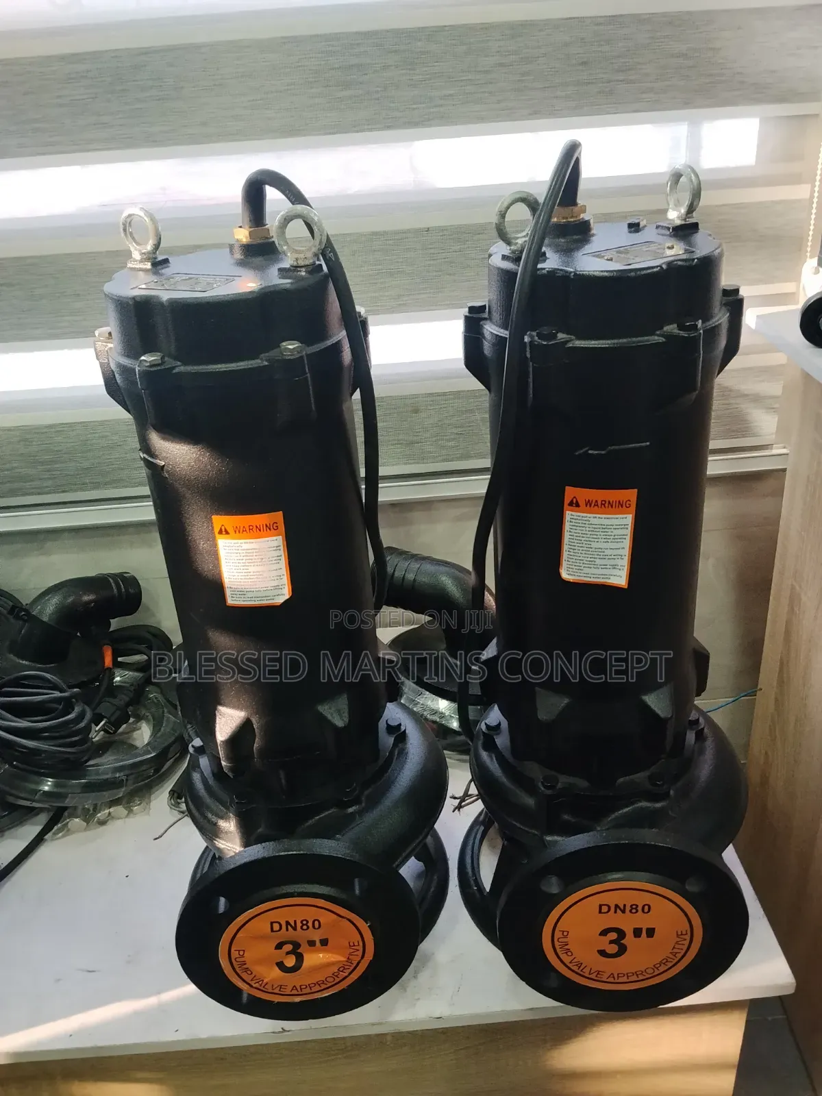 5.5HP Industrial Sewage Submersible Pump. 100% Copper Coil