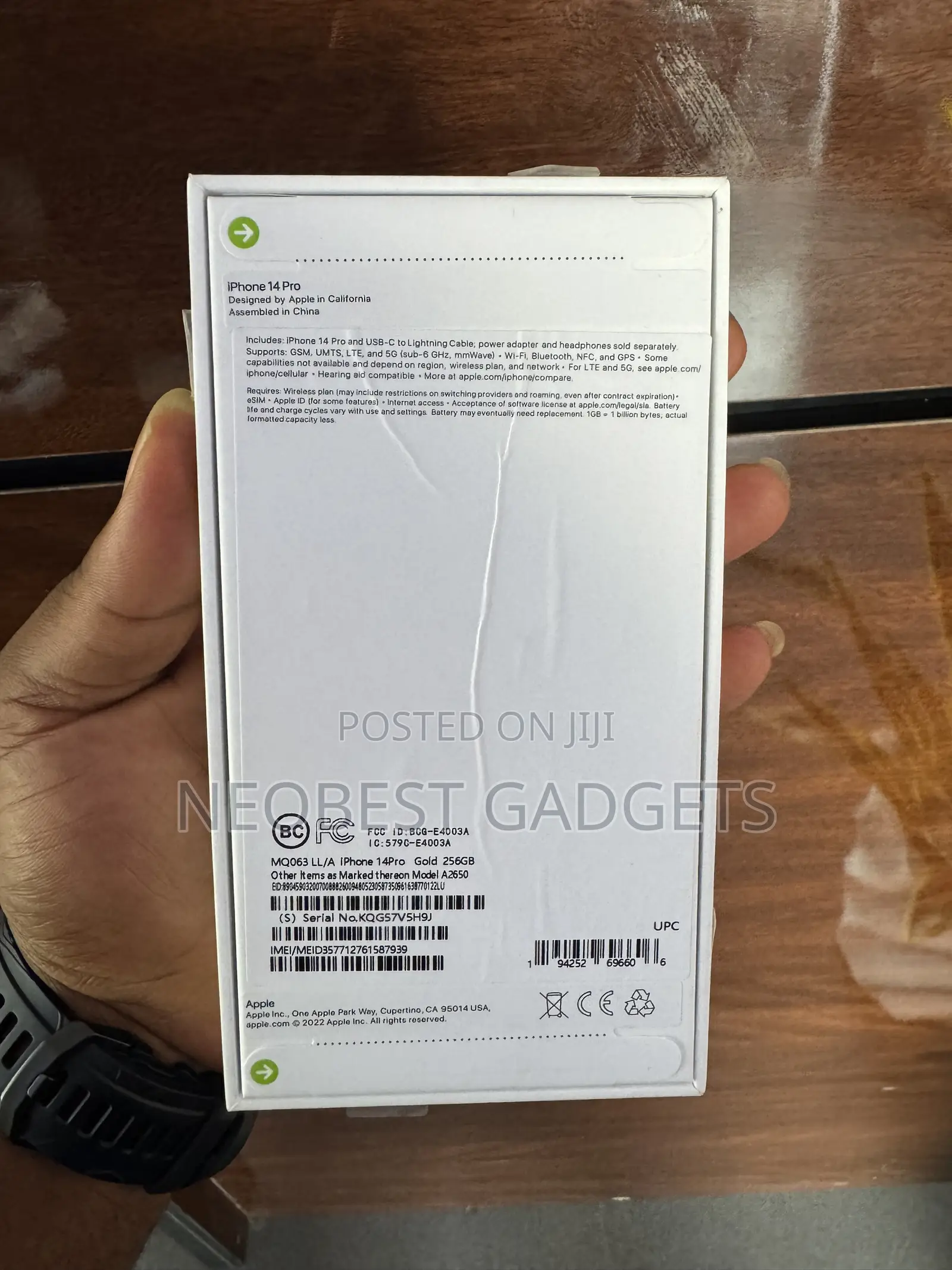 New Apple iPhone 14 Pro 256 GB Gold