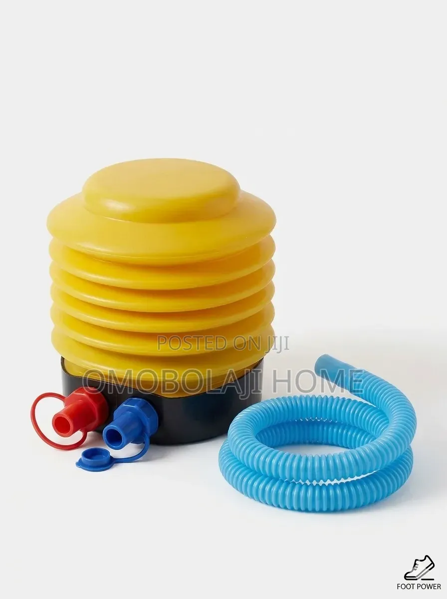 Portable Manual Foot Pump / Air Inflator for Balloons, Airbeds Pools
