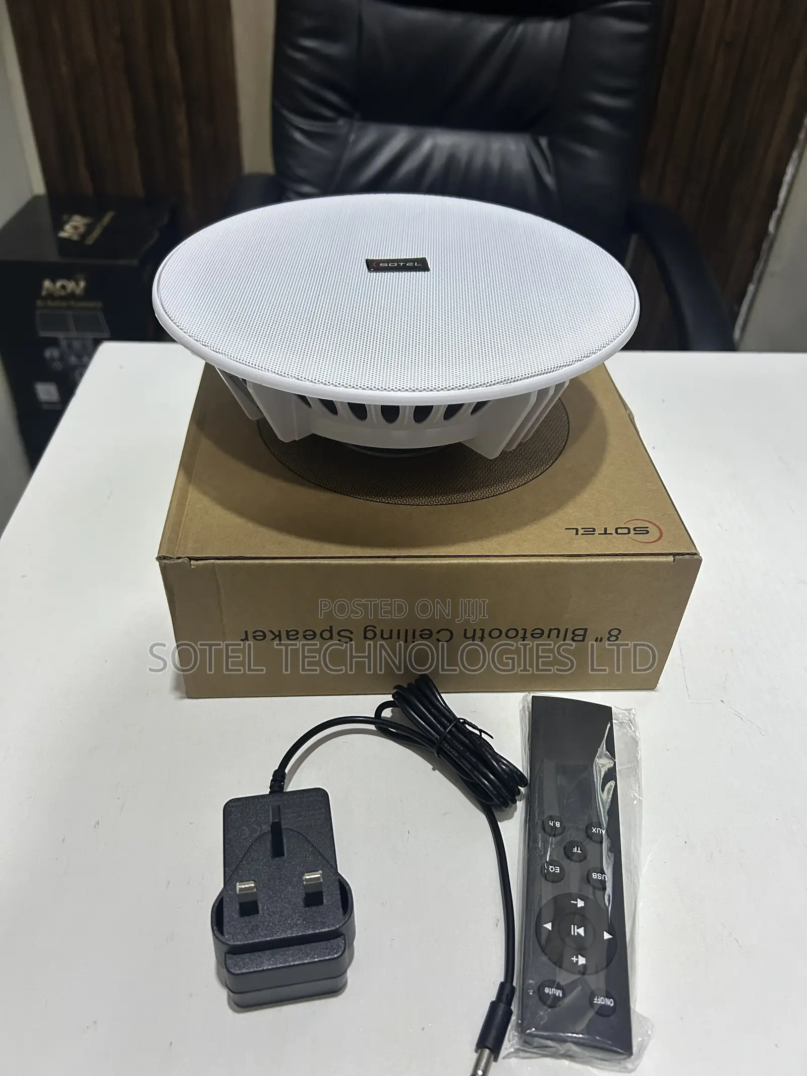 8-Inch 20w Ceiling Speaker for Home, Office, Church With a Remote