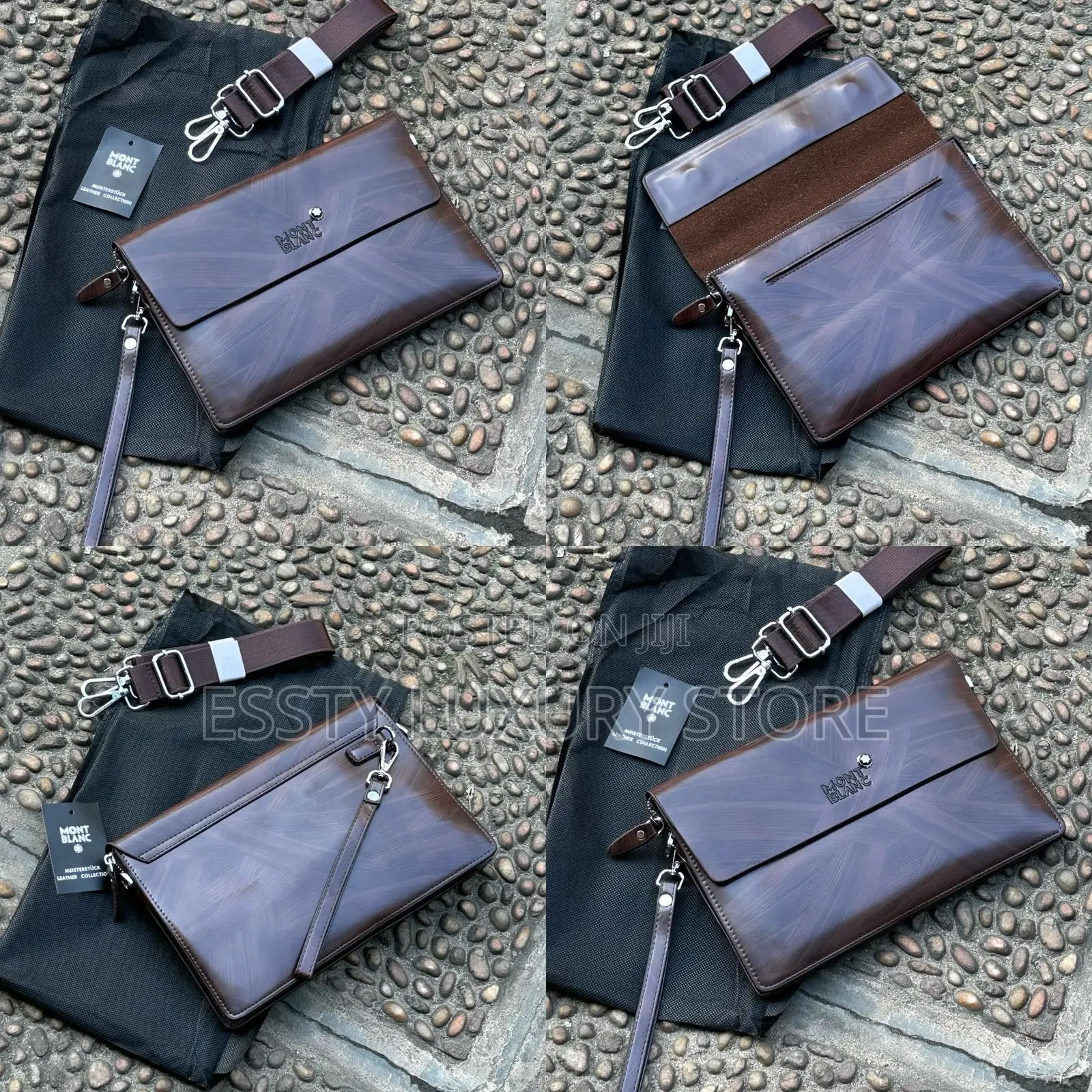 High Quality Luxury Mont Blanc Genuine Leather Purse