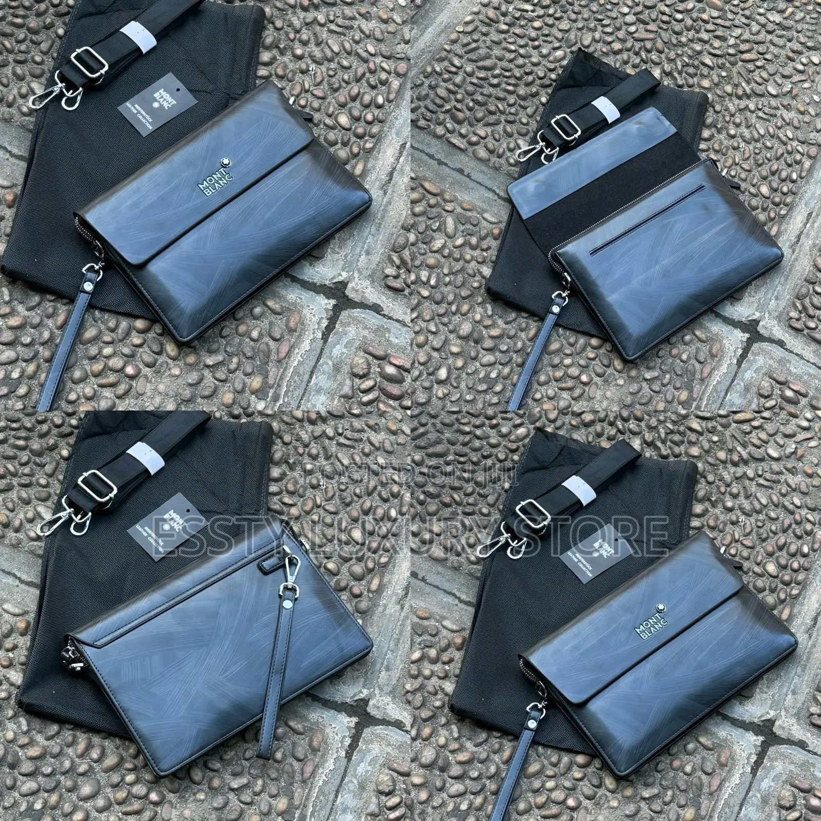 High Quality Luxury Mont Blanc Genuine Leather Purse