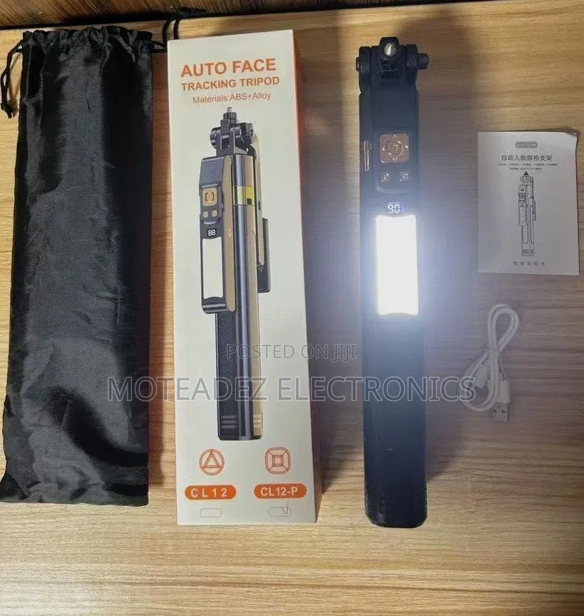 Ai 360° Rotating Auto Face Tracker Tripod Stand With Remote (CL12-P)