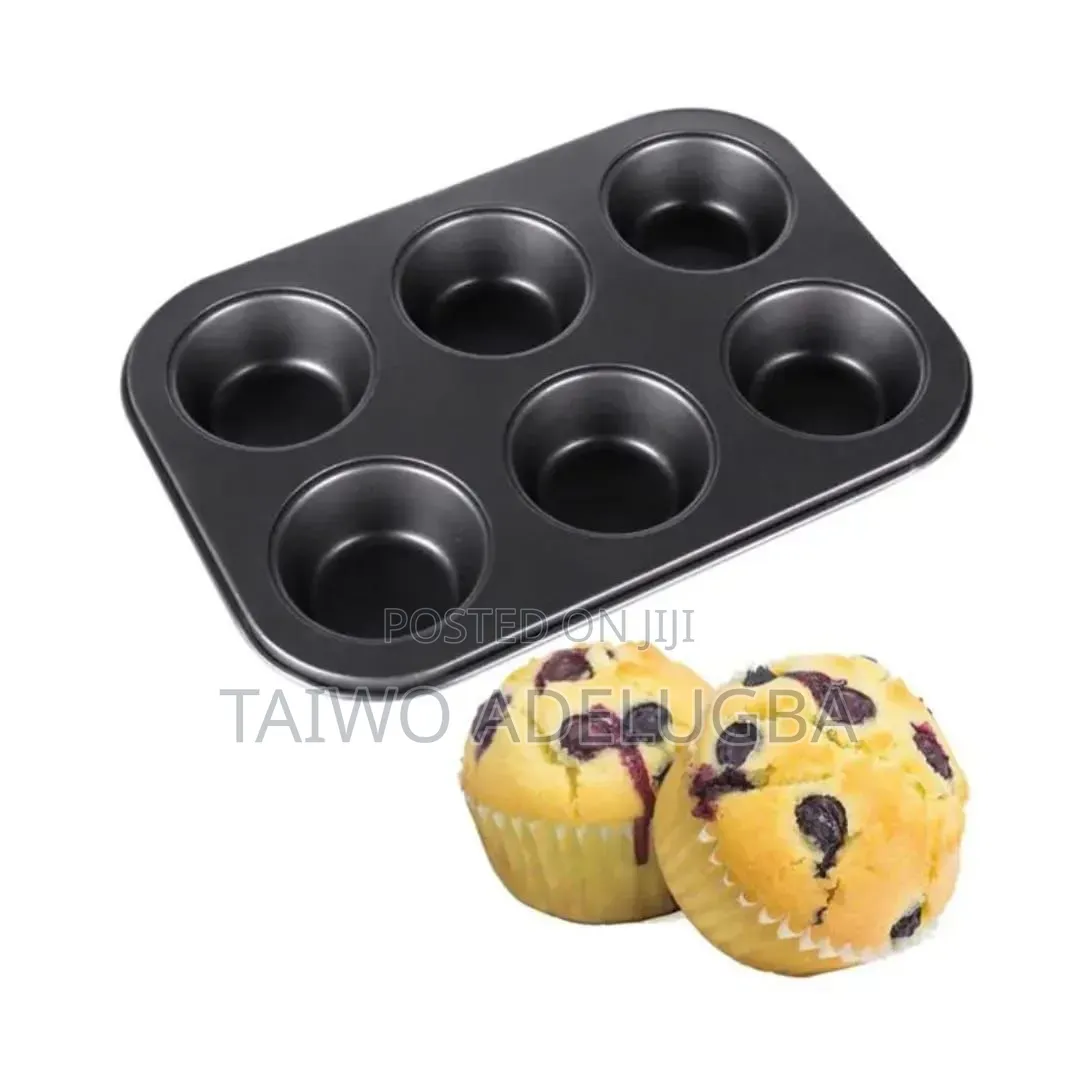 Aluminum Non Stick Holes Muffin Cake Pan.