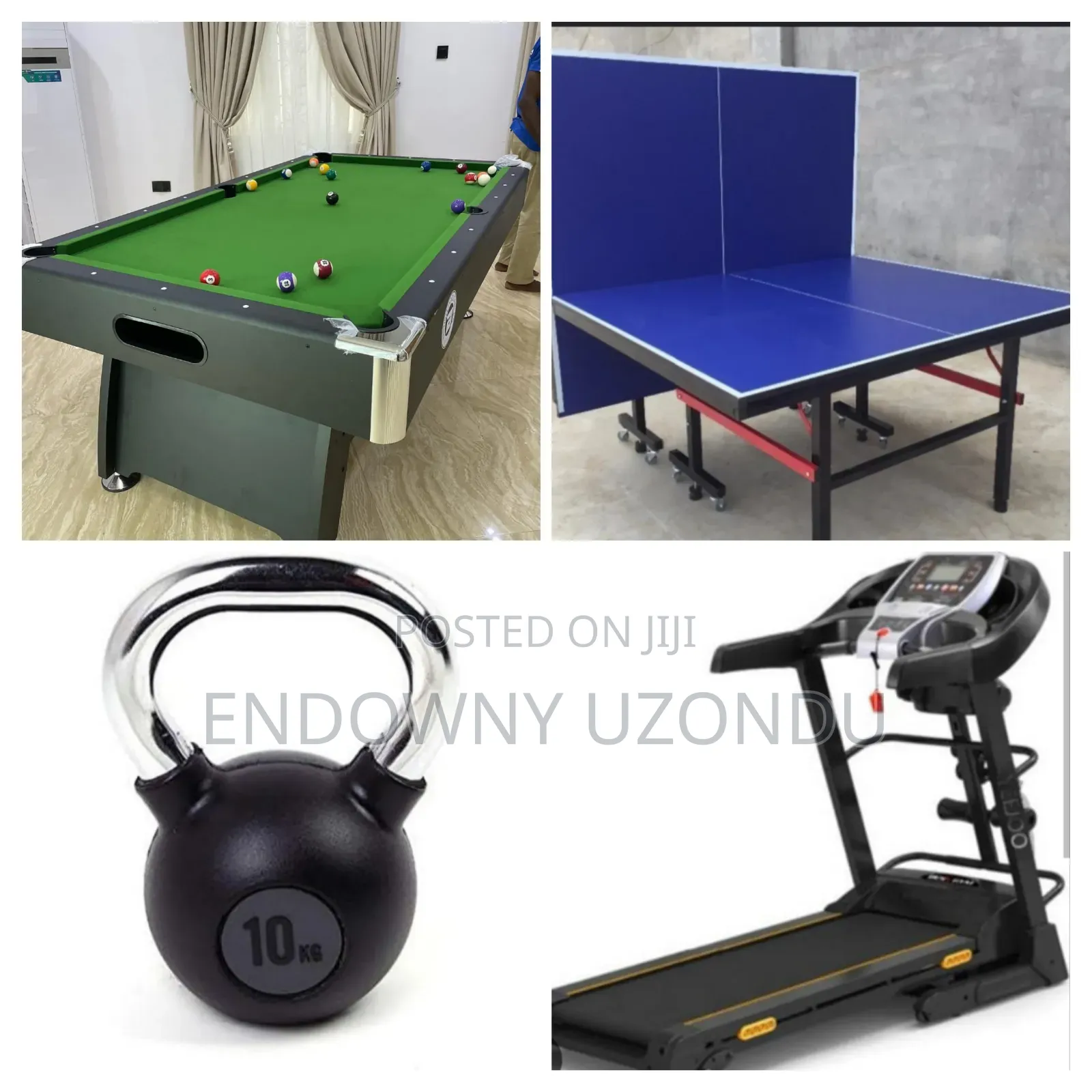 Snooker Table and All Kinds of Sport and Leisure Equipment
