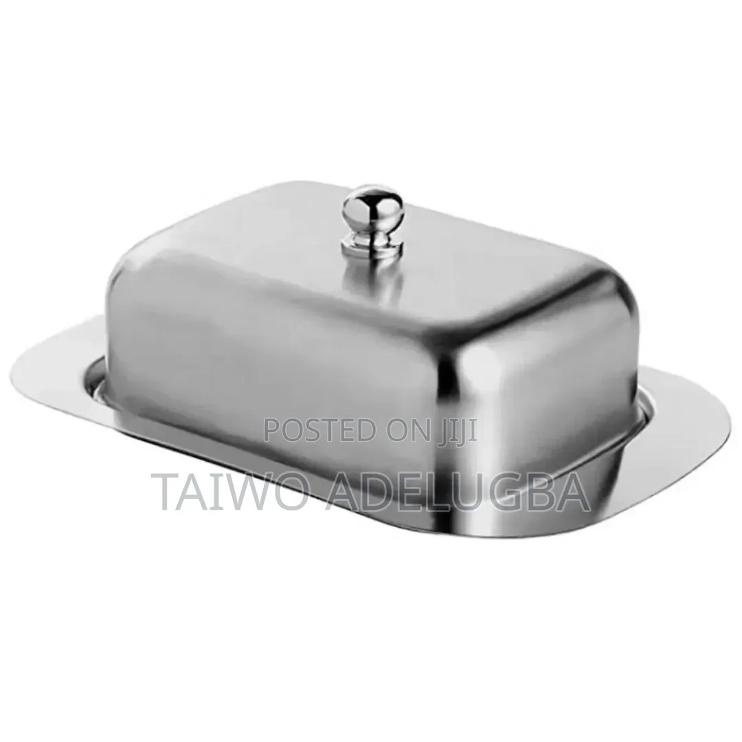 Stainless Steel Butter Dish With Lid