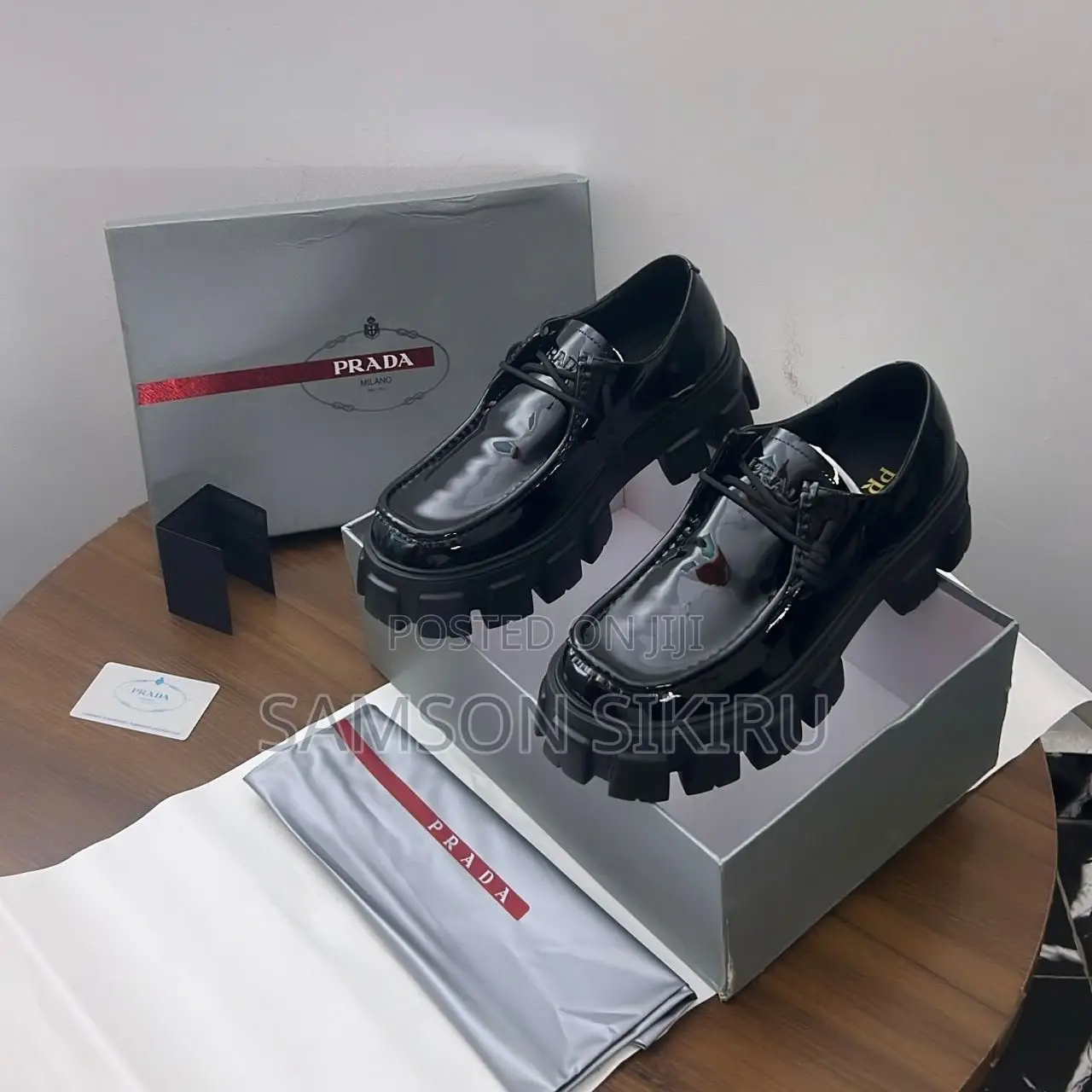 Prada Chunky Wetlooks Shoe Now Available in Store*