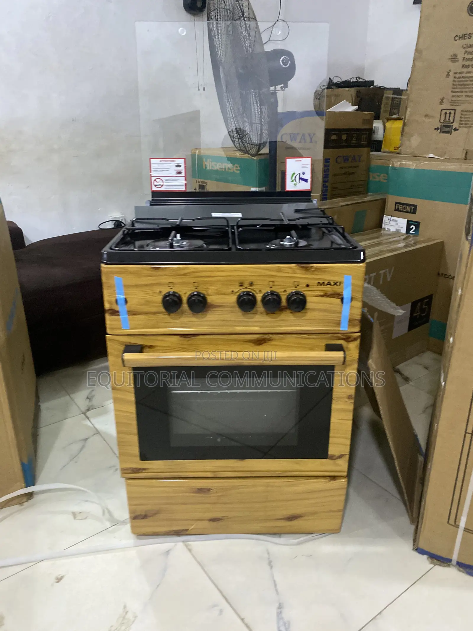 Maxi 6060 3+1 Kitchen Wood Gas Cooker