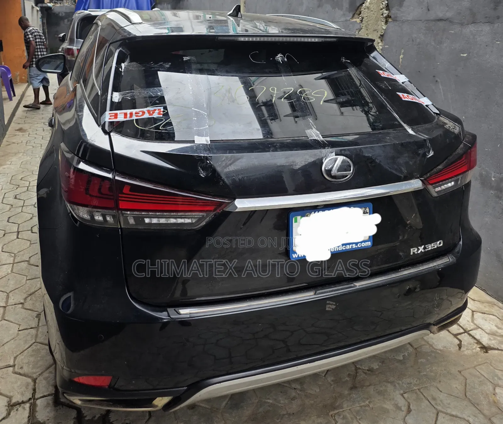 Lexus Rx350 2019 2020 Back Glass Available Installed at Chimatex