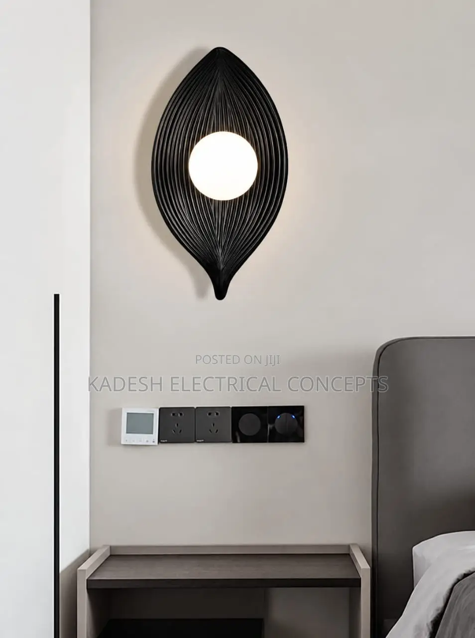 Vintage LED Leaf Wall Lamp Living Room Background Wall Sconce Corridor