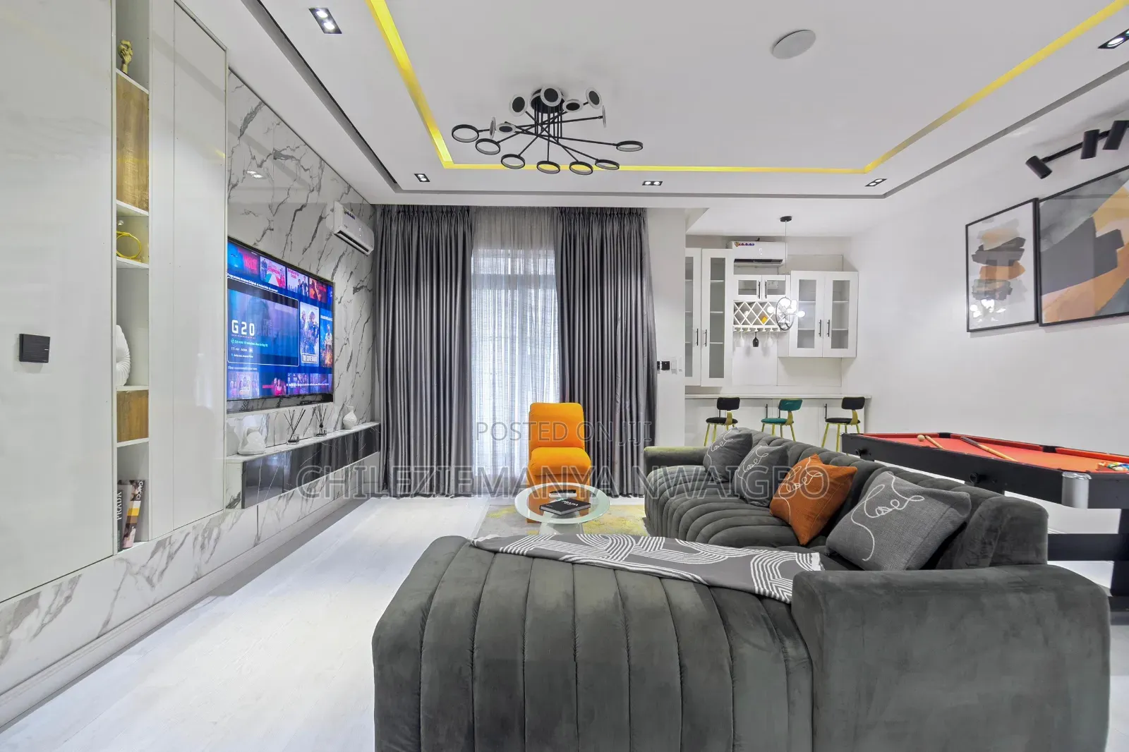 Luxury Cinematic 2 Bed Shortlet Apartment in Ikate Lekki Lagos