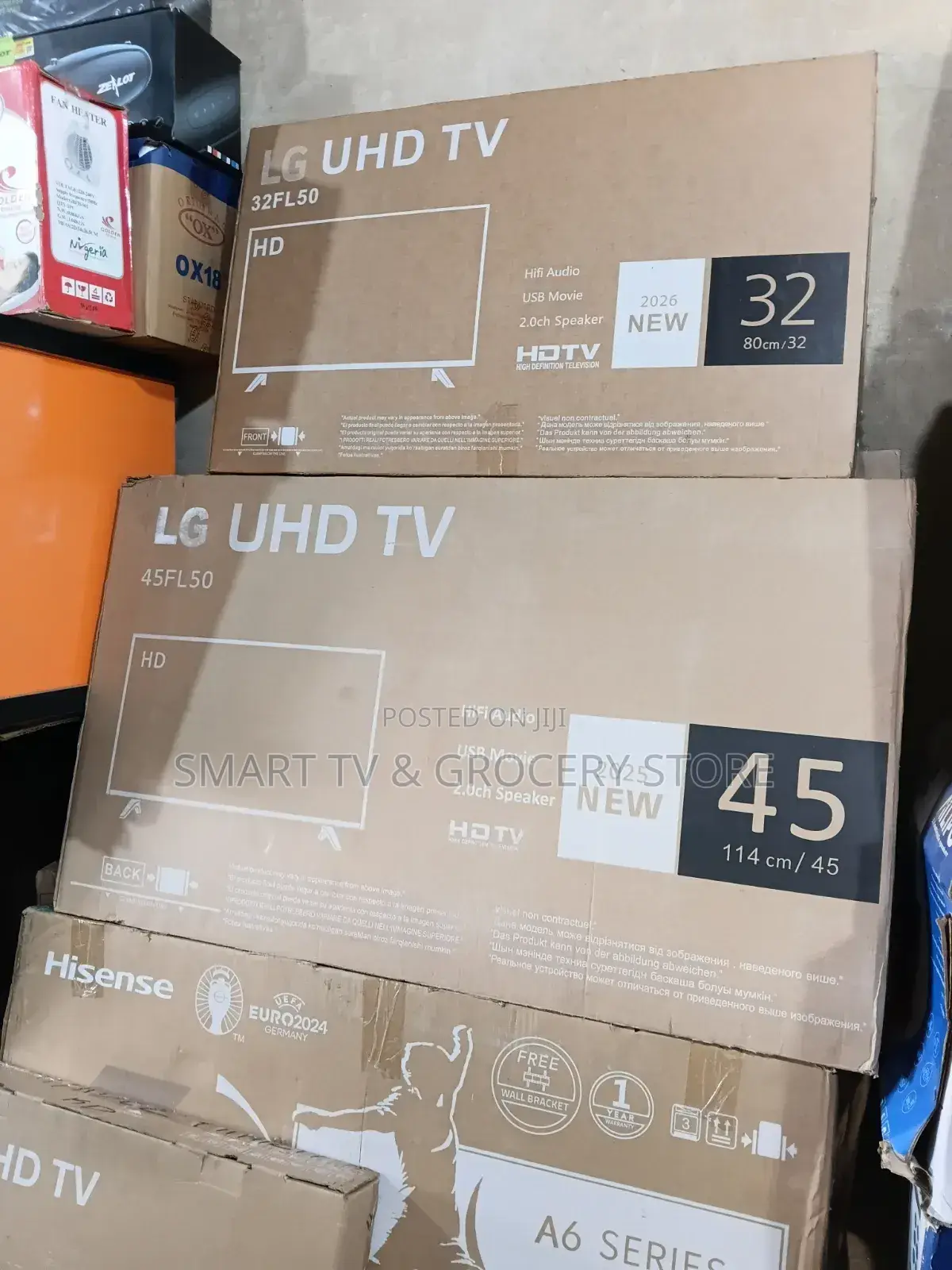 LG Smart TV Frameless With AI Features