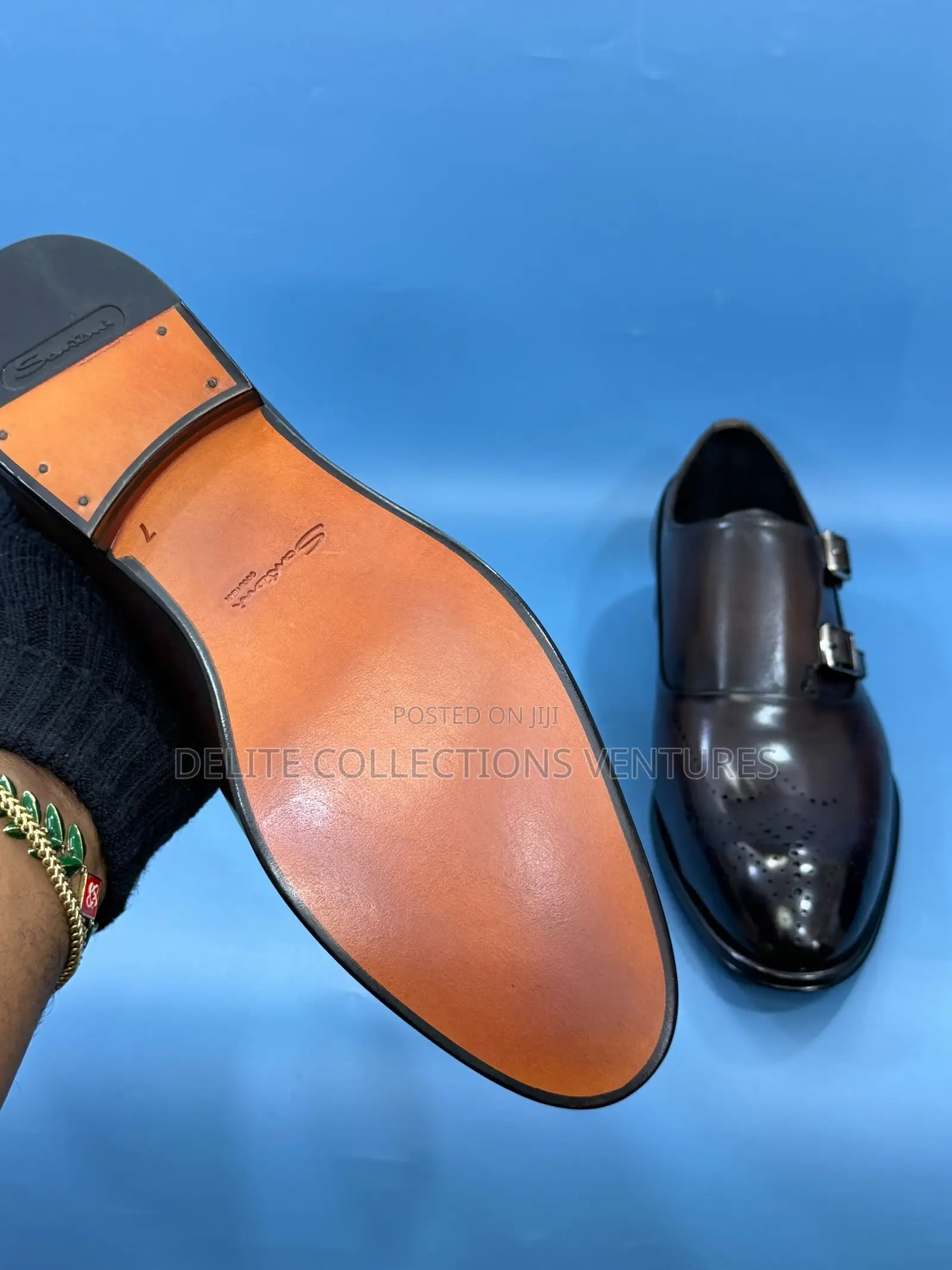 *Brand New Santoni Leather Shoes* *Sizes 41,42,43,44,45,46