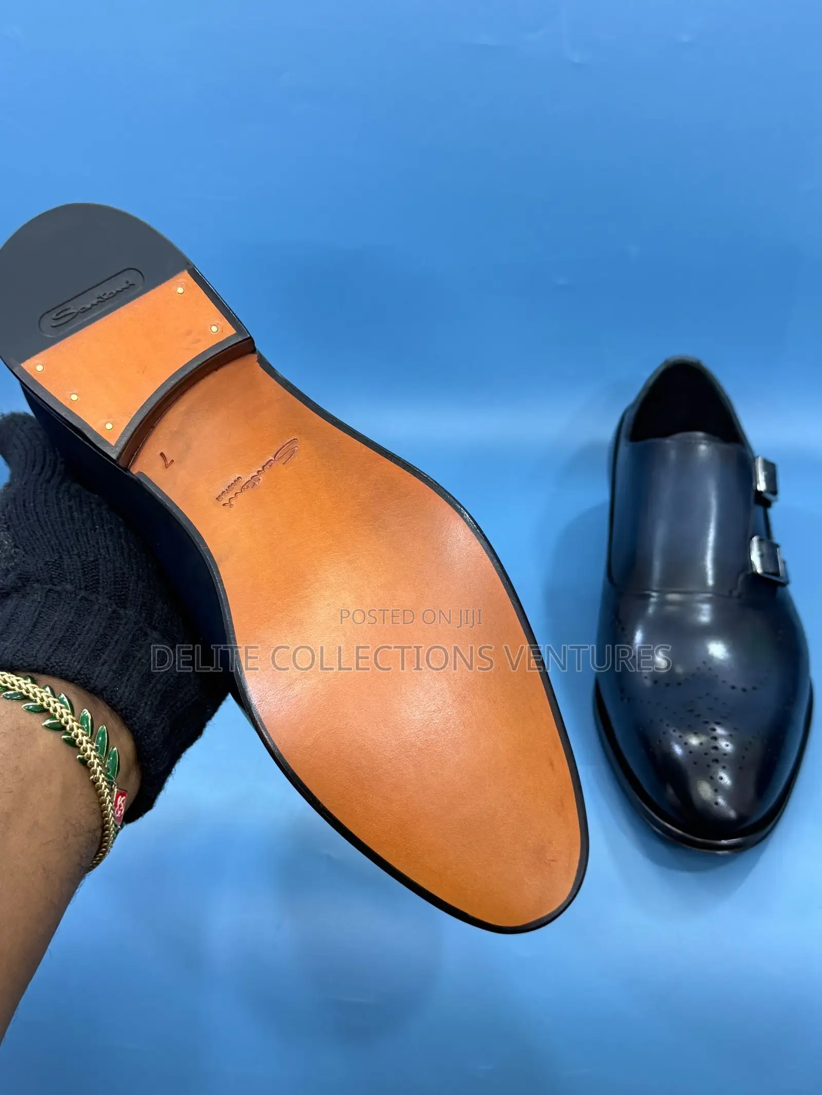 *Brand New Santoni Leather Shoes* *Sizes 41,42,43,44,45,46