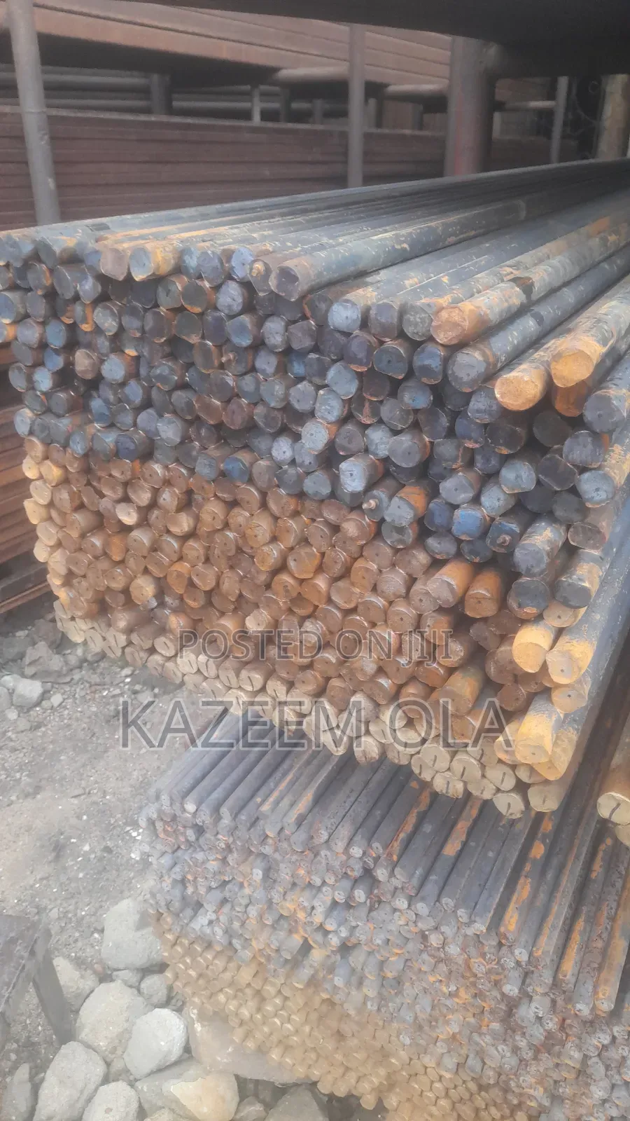 Mild Steel Iron Rod Use in Construction of Materials and It 6mtrs Long