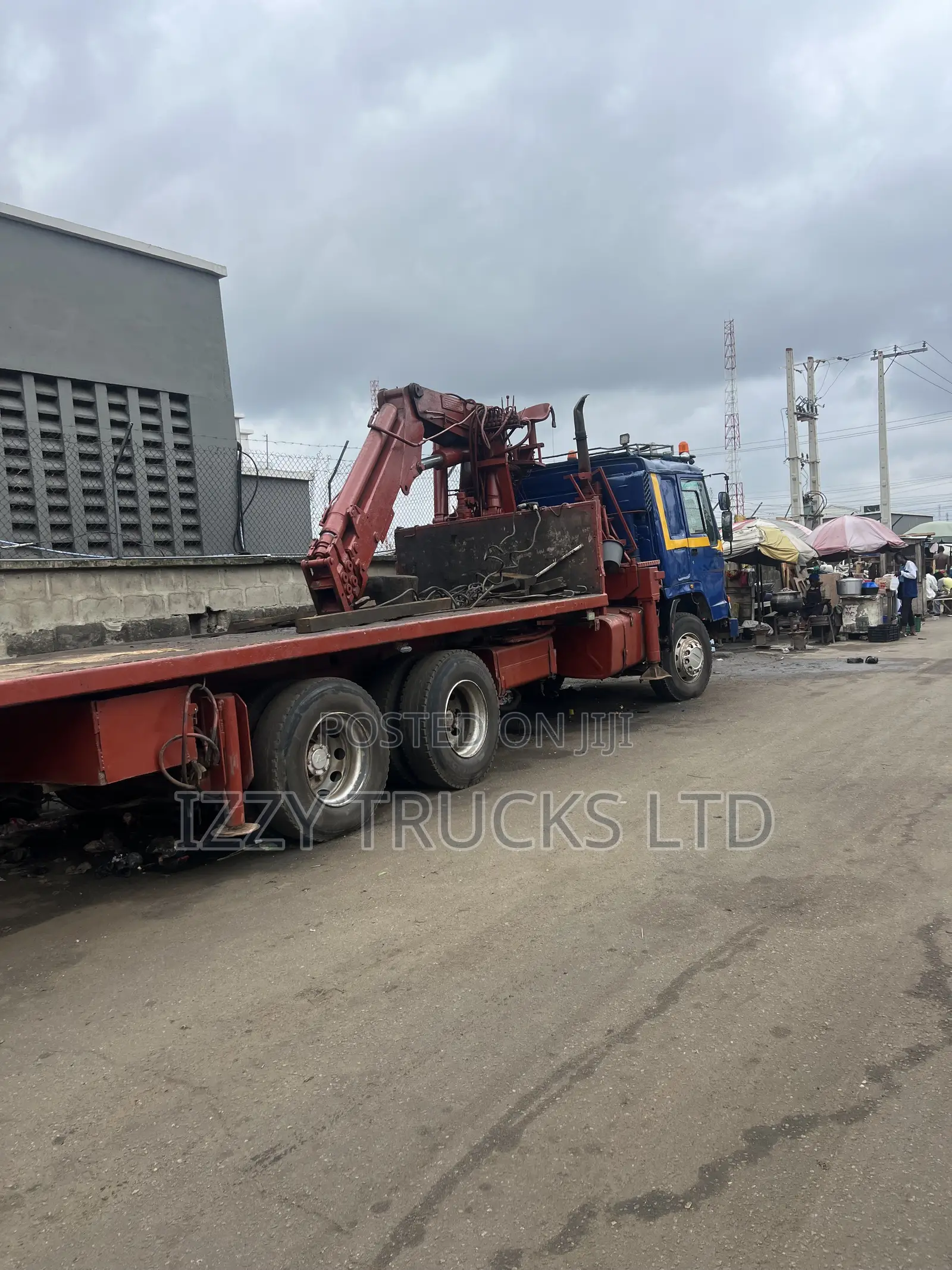 17Tons Hiab Flatbed Truck for Hire |Heavy Equipment Lifting Transport
