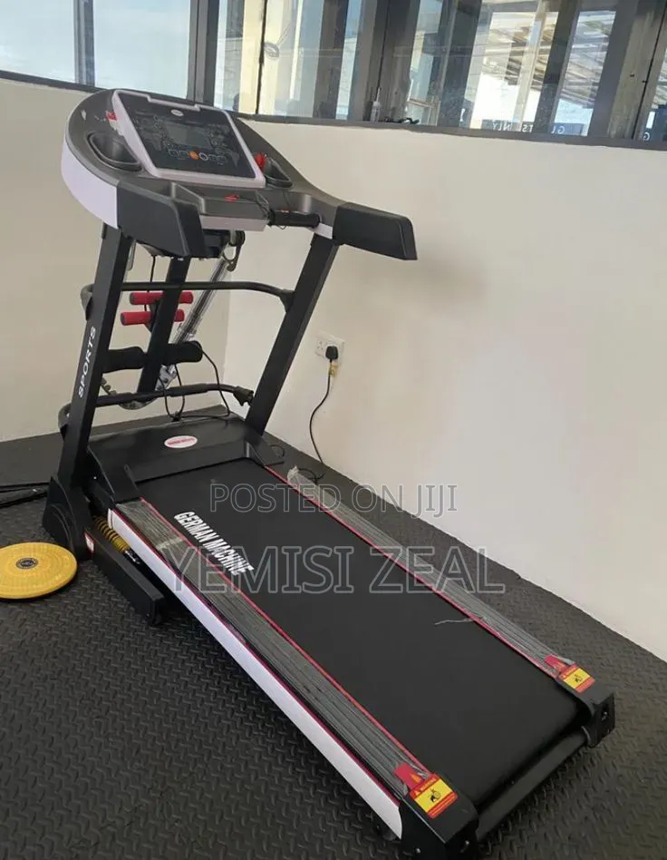 2.5HP German Treadmill With Incline, Bluetooth, Massager and Dumbbell