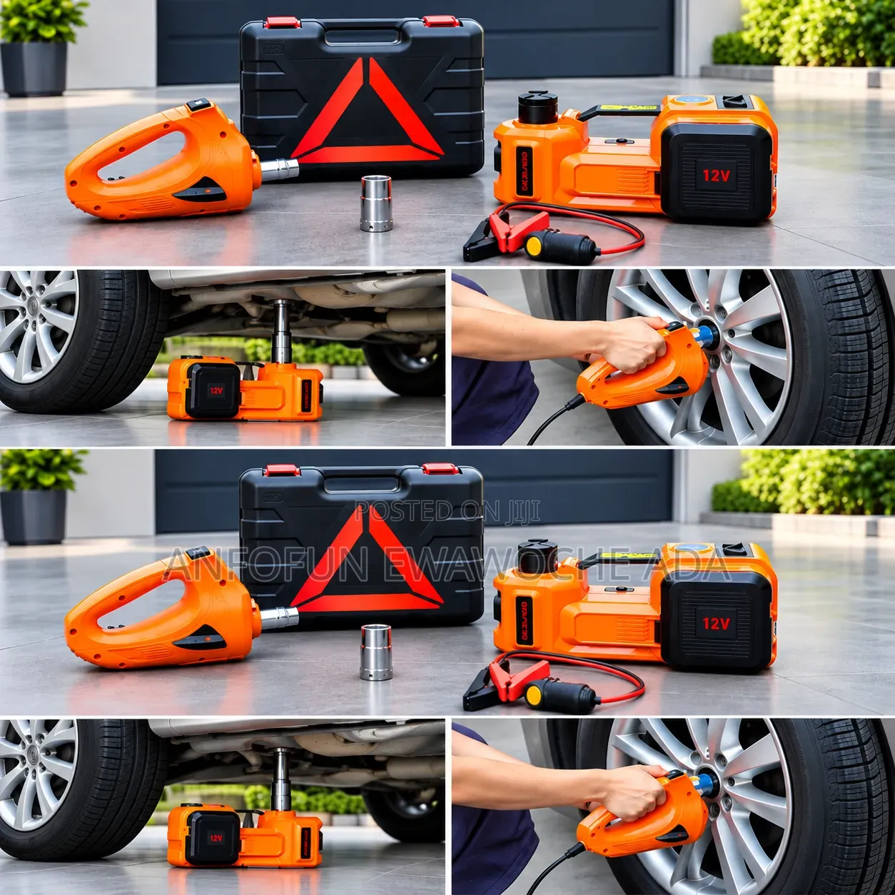 Electric Car Jack 5 Ton 12V Hydraulic Car Jack With Tire Inflator
