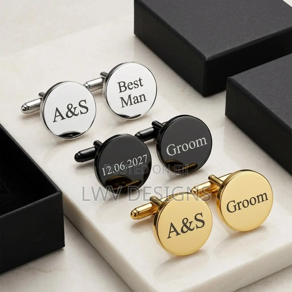 Customised Cufflinks for Men – Personalized Gift