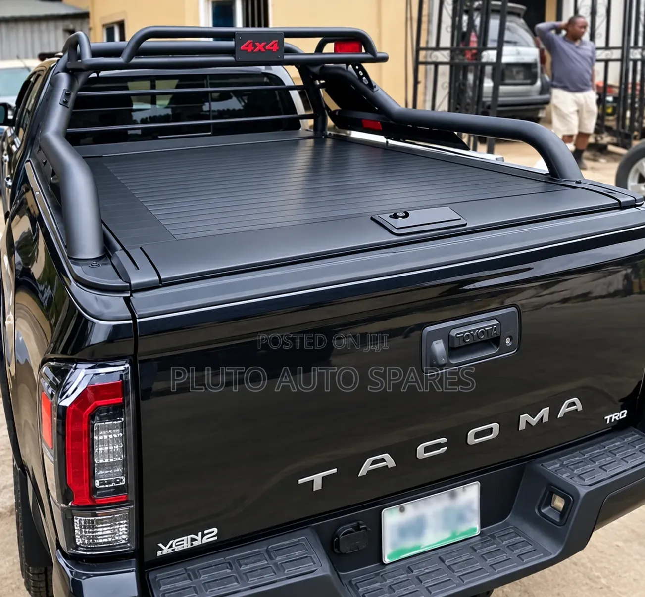 4x4 Iron Bar Spoiler Metal Roller Cover Tacoma