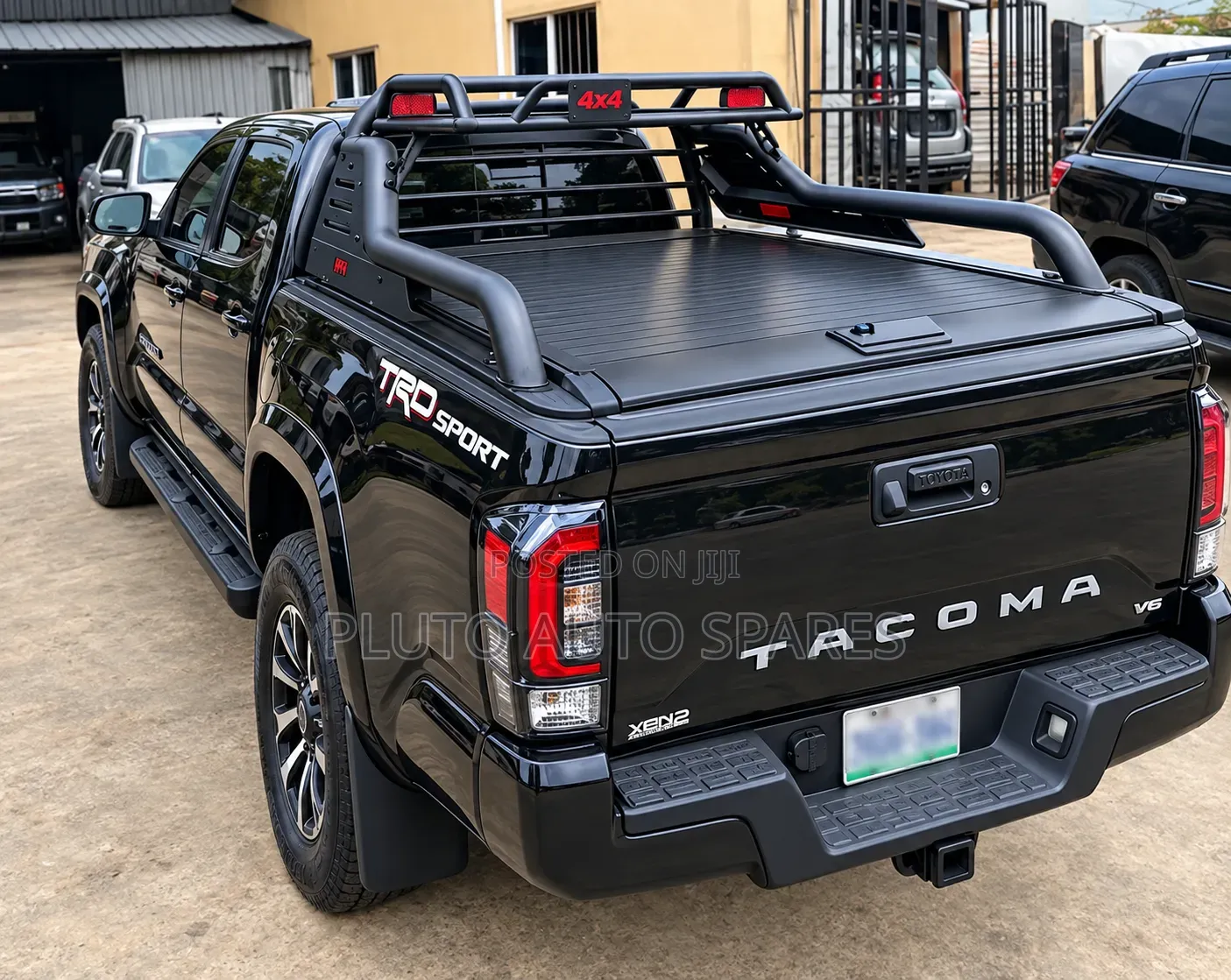 4x4 Iron Bar Spoiler Metal Roller Cover Tacoma