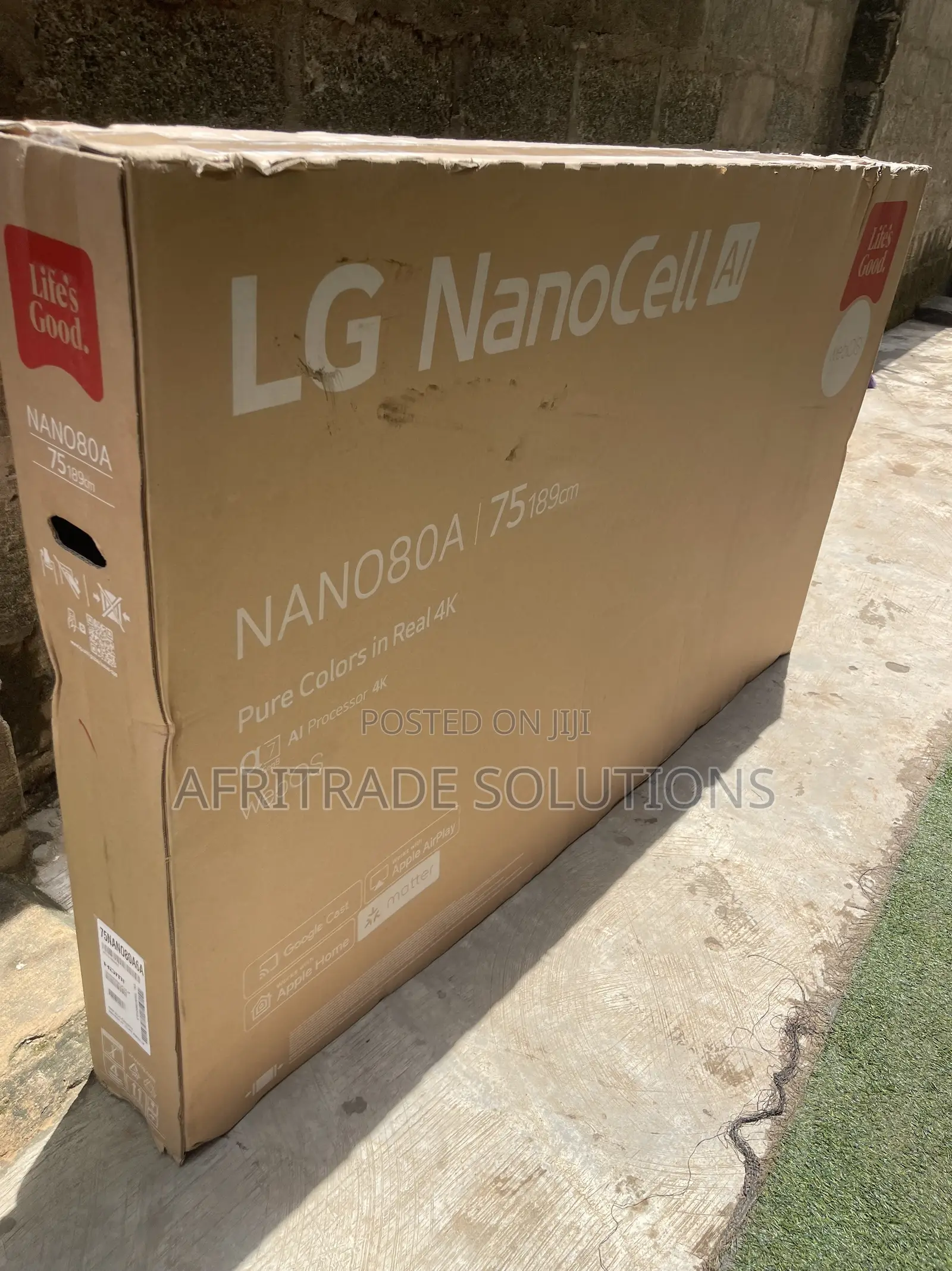 LG 75NANO80T6A 75 Inch Smart TV With NanoCell Display