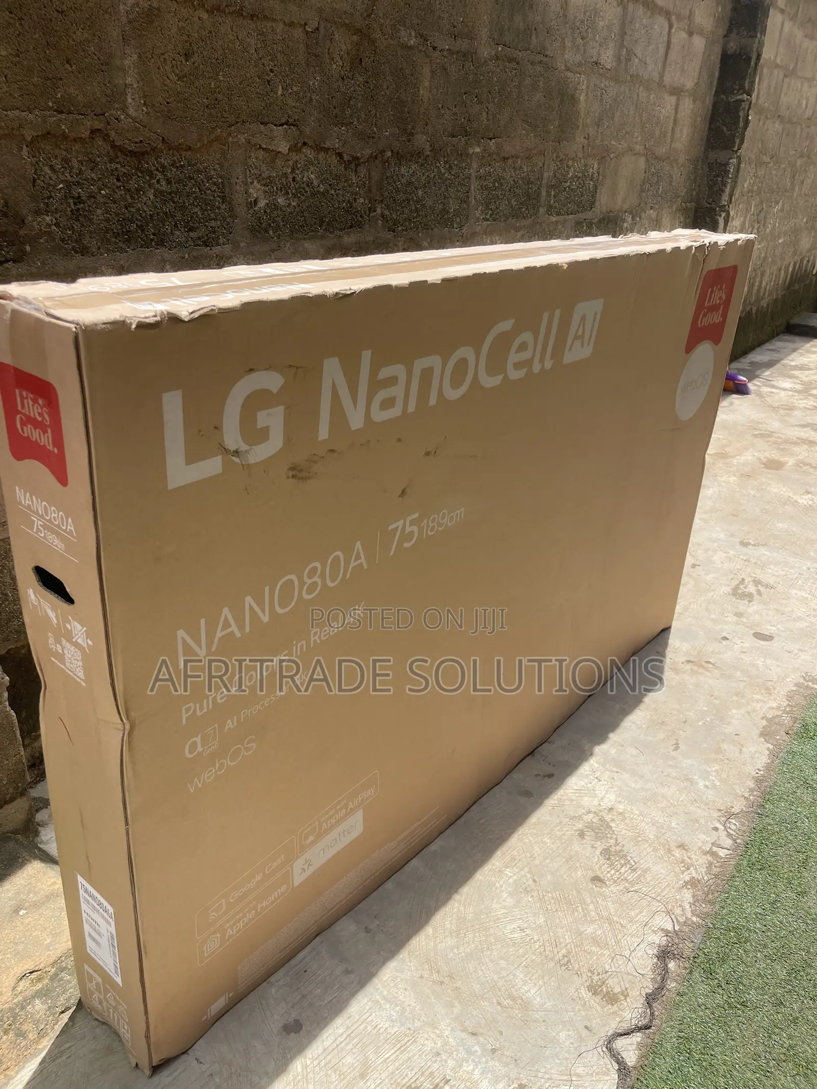 LG 75NANO80T6A 75 Inch Smart TV With NanoCell Display