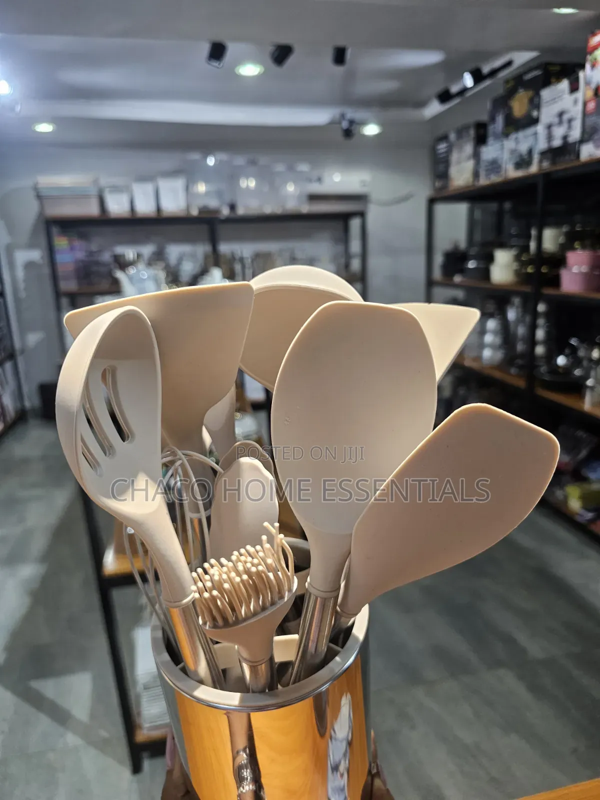 12-Piece Silicone Kitchen Utensil Set With Stainless Steel Handles