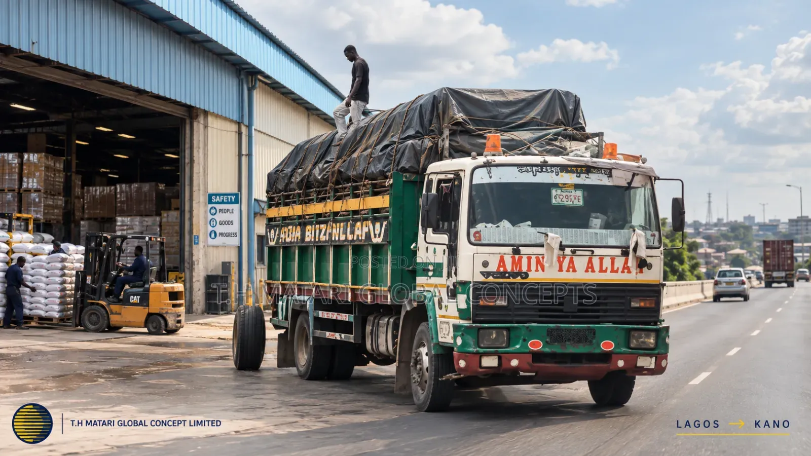 10 Ton Truck for Hire – Haulage Goods Transportation Lagos to Kano