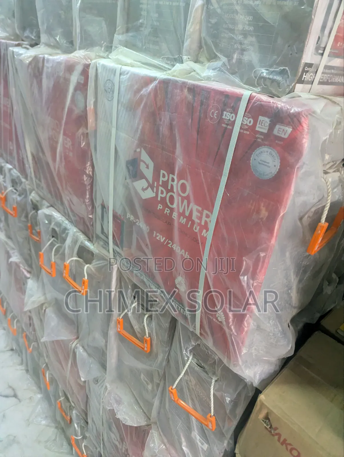 240Ah- 12V Pro Power Tubular Batteries