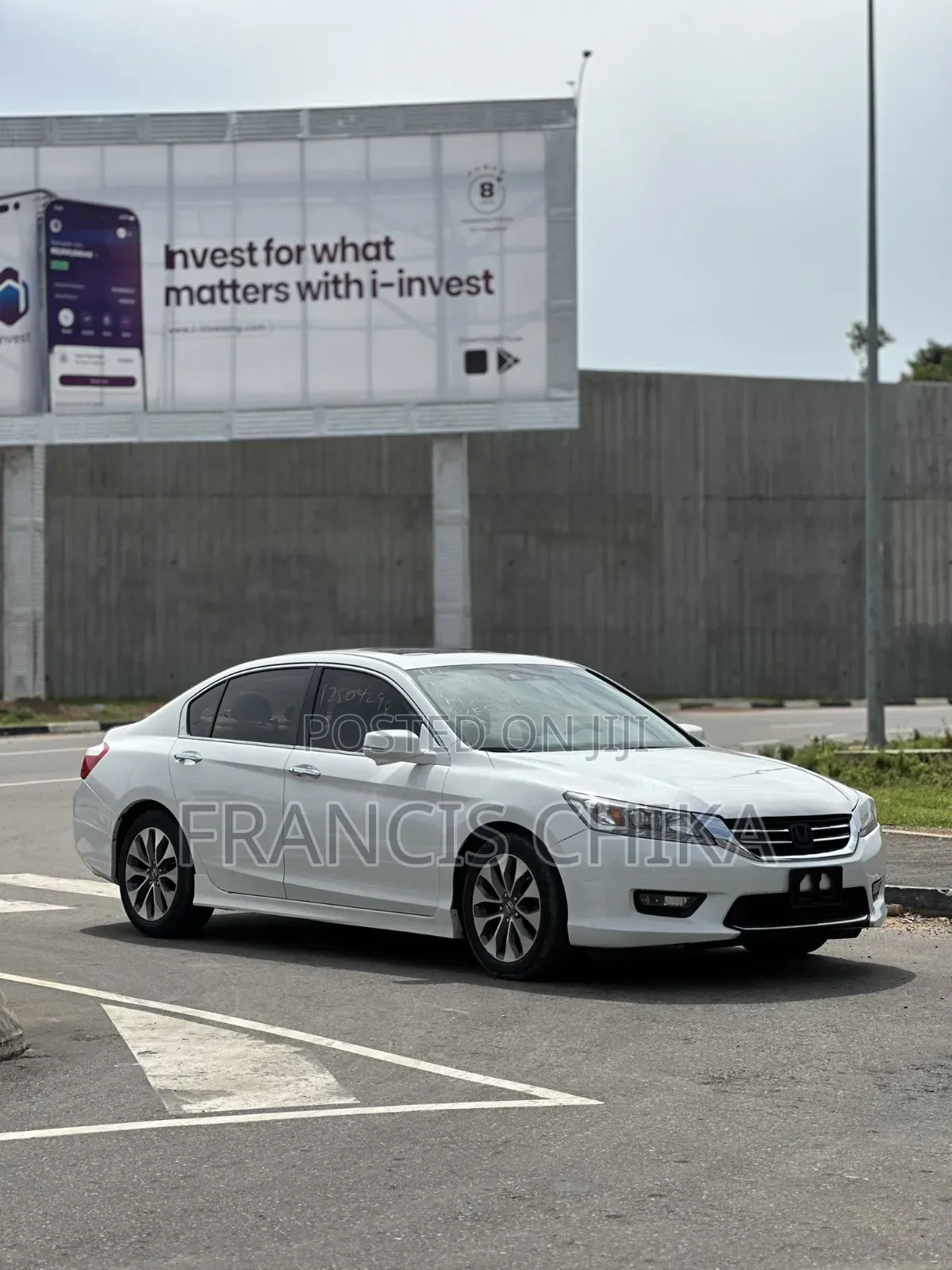 Honda Accord EX-L w/Navigation 4dr Sedan (2.4L 4cyl CVT) 2015 White