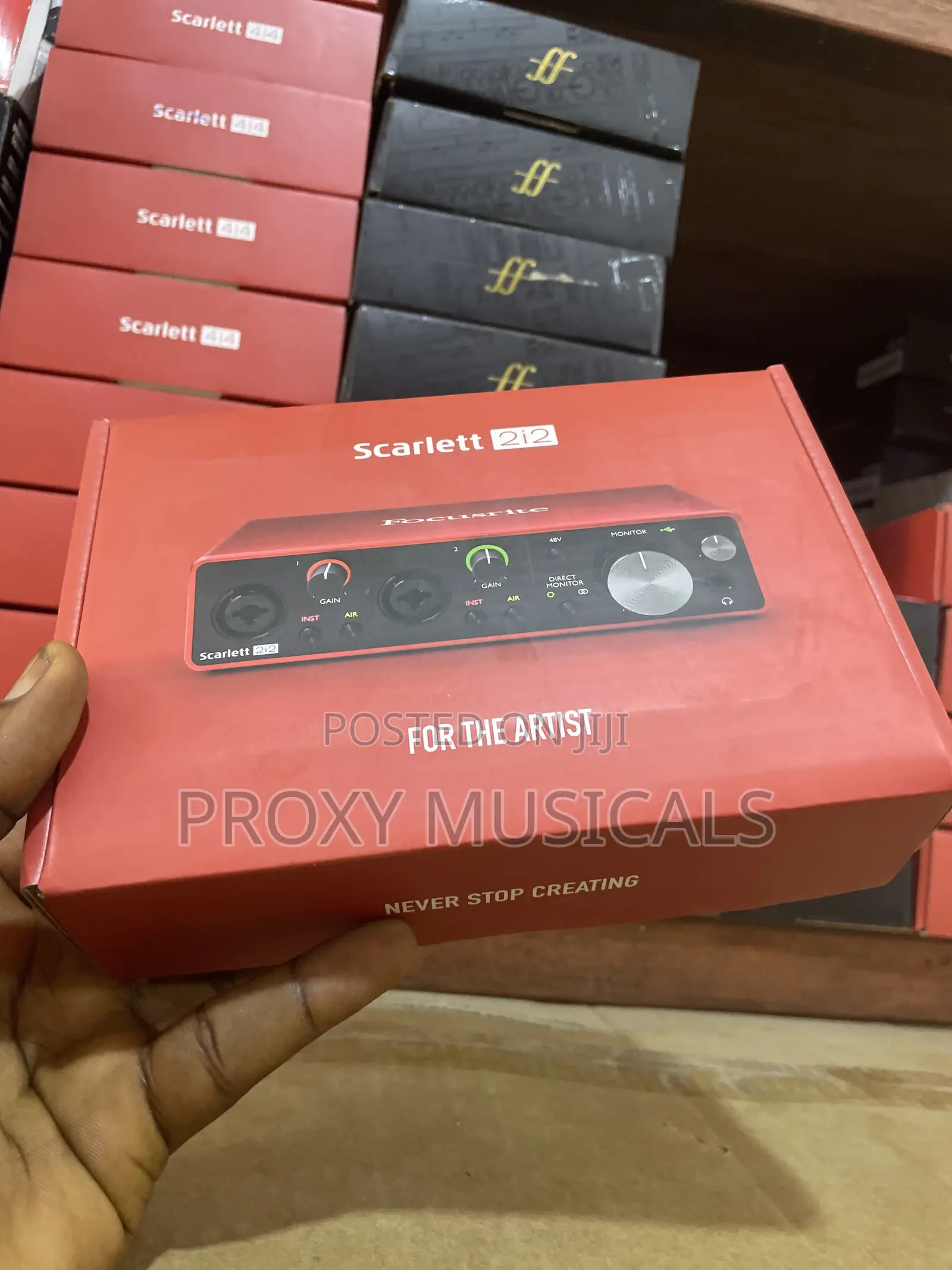 Original Focusrite Scarlett 2i2 3rd Gen Audio Interface Soundcard