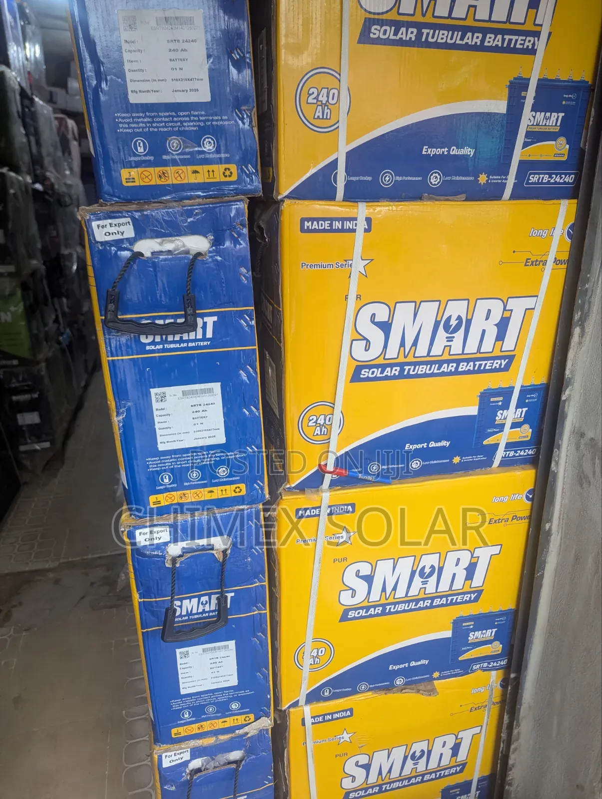 240Ah-12v SMART Tubular Batteries