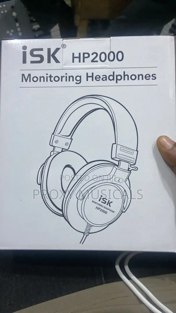  Professional Isk Hp2000 Closed-Back Monitoring Headphone