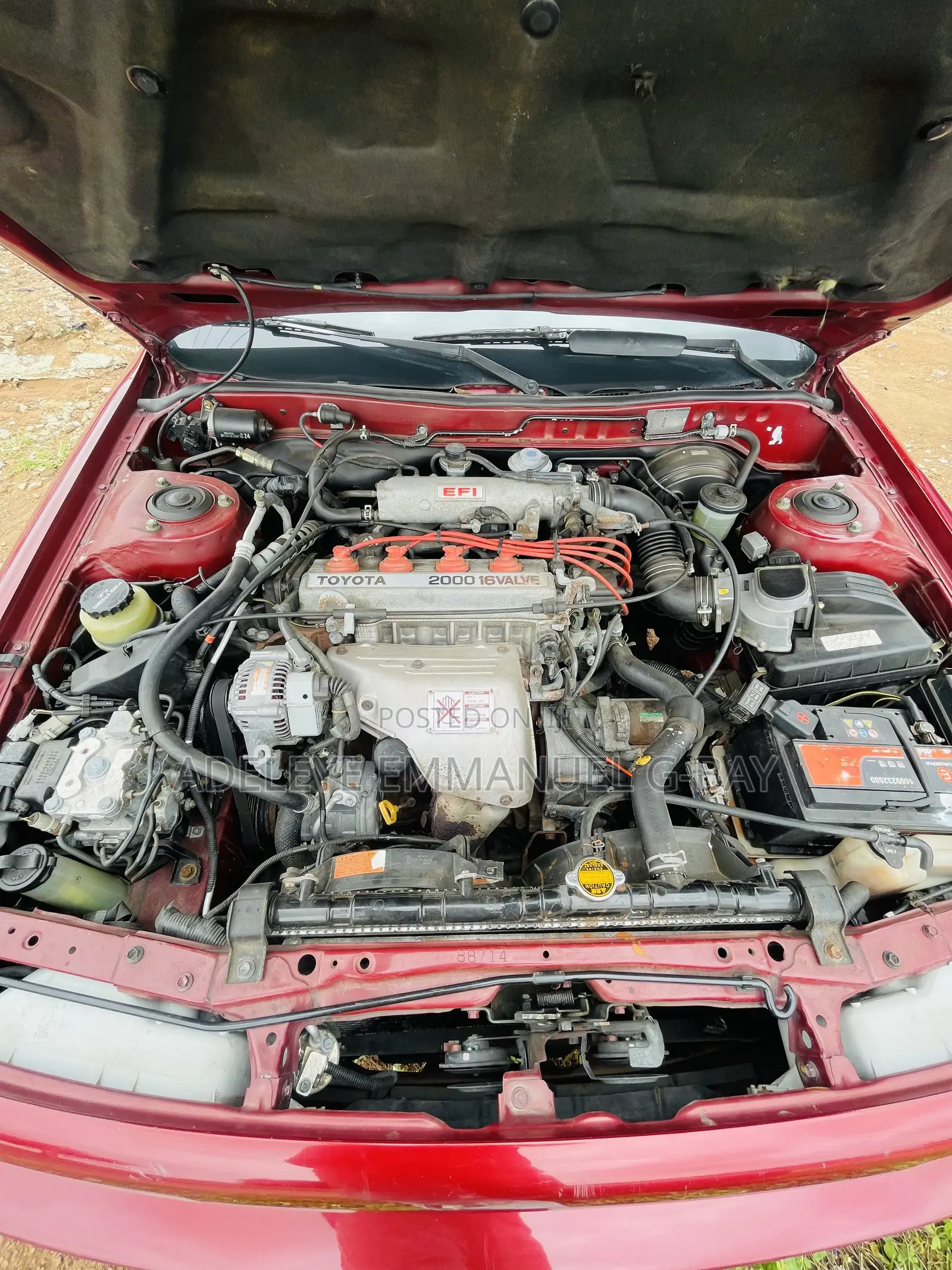 Toyota Camry Automatic 1991 Burgundy