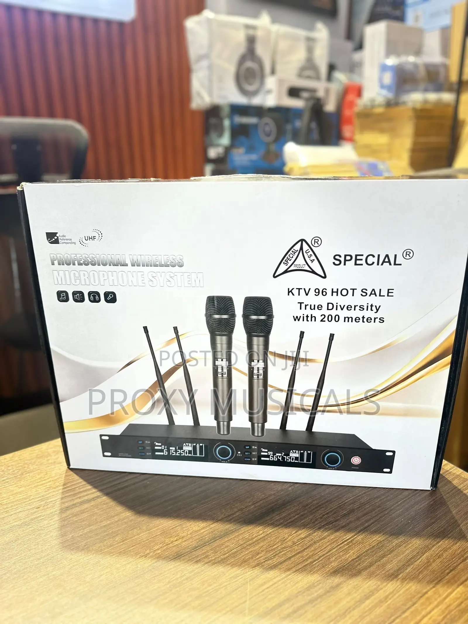 Special KTV 96 Professional Dual Wireless Microphone System