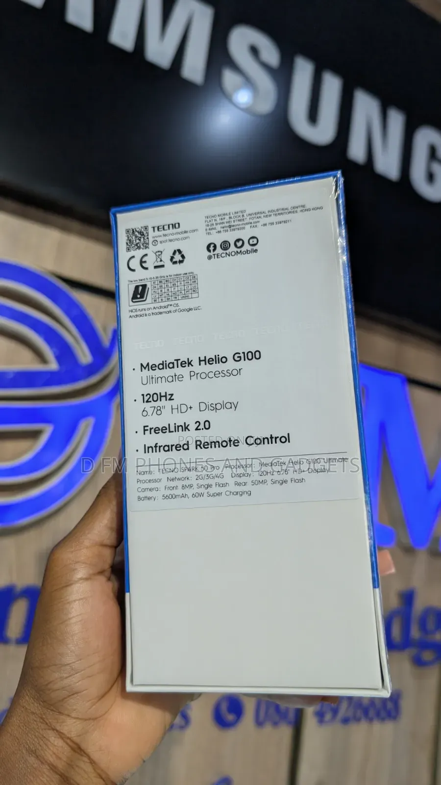 New Tecno Camon 50 Pro 256 GB Orange