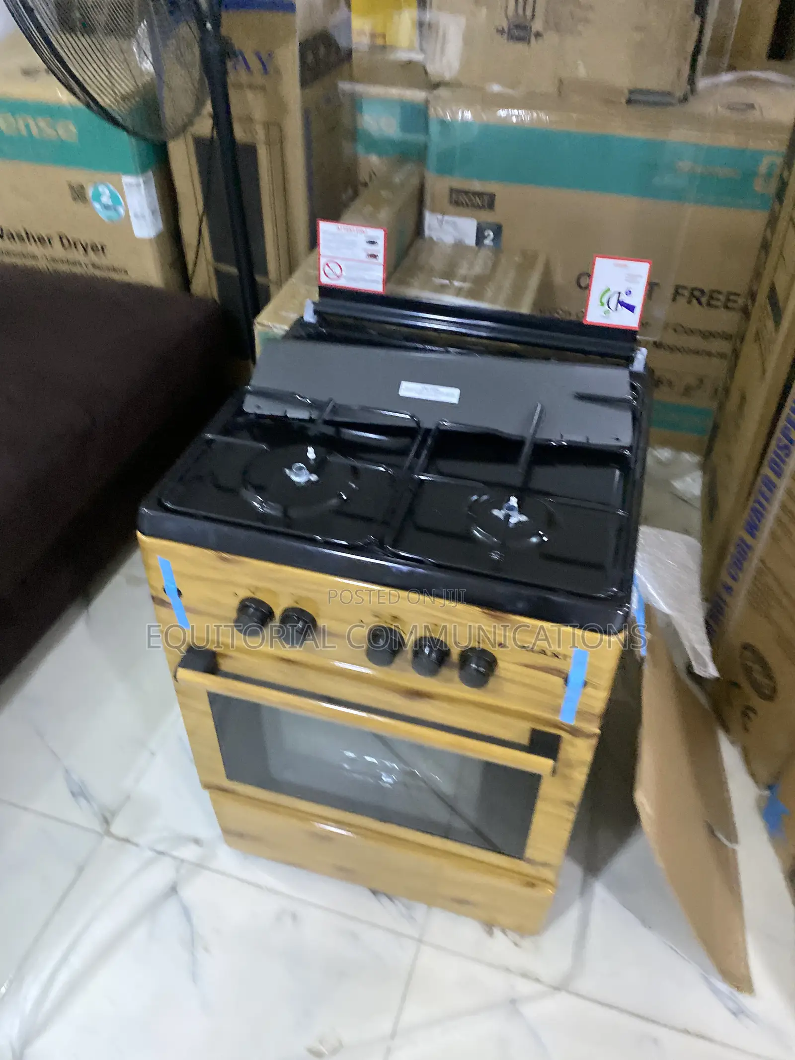 Maxi 6060 Wood 3+1 Gas Stove – Attractive Standing Cooker for Home Use