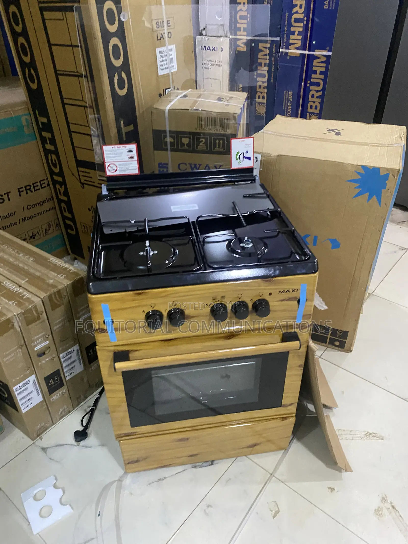 Maxi 6060 Wood Standing 3+1 Gas Stove – Simple, Stylish and Convenient