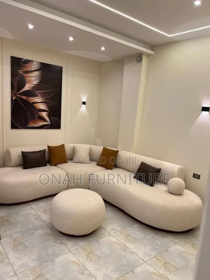 Luxury Curve 7 Sitters L Shaped Sofa